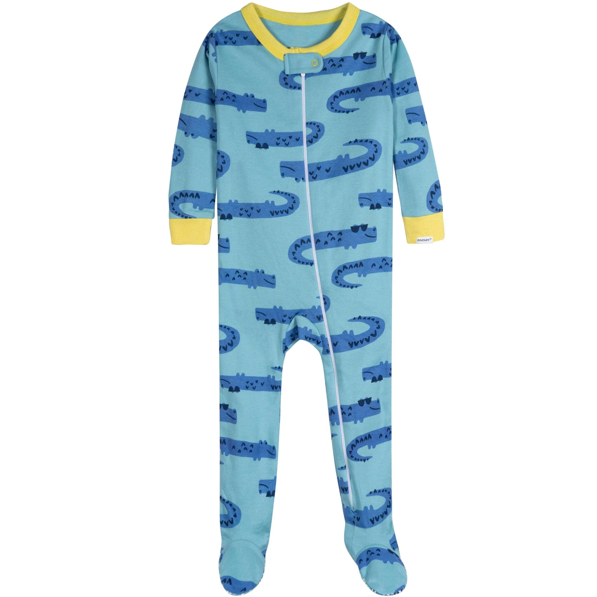 4-Pack Baby Boys Gators Snug Fit Footed Pajamas - Image 10