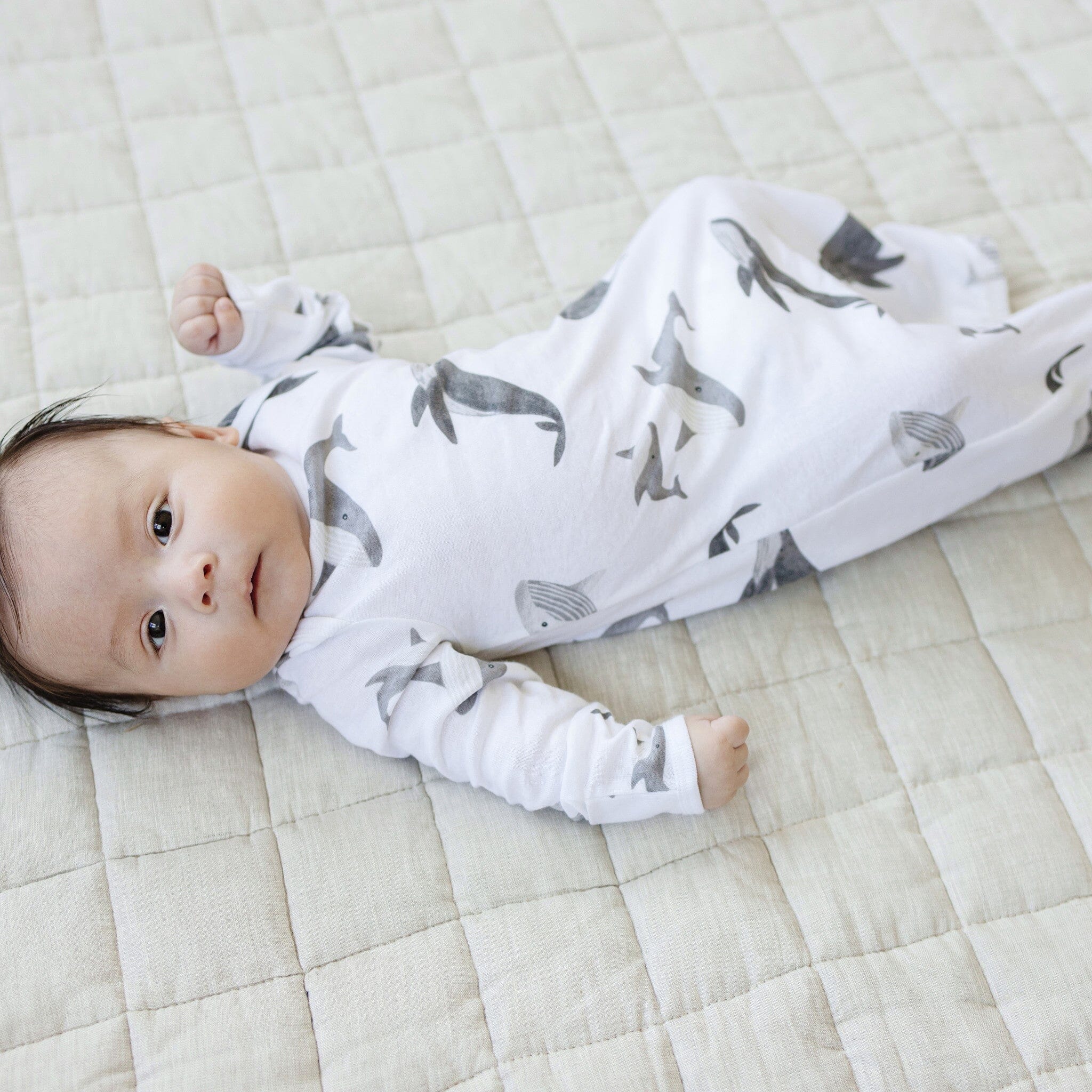 4-Pack Baby Boys Grey Coastal Gowns - Image 4