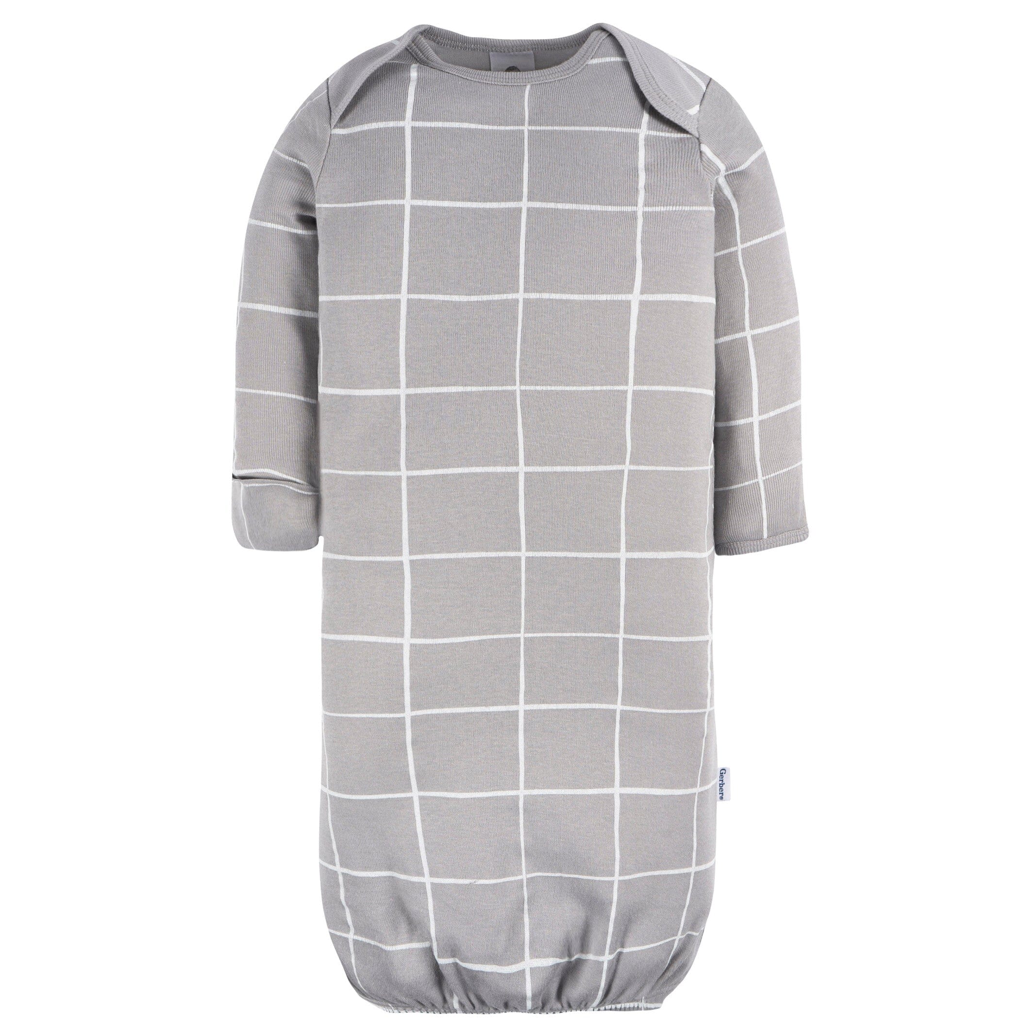 4-Pack Baby Boys Grey Coastal Gowns - Image 9