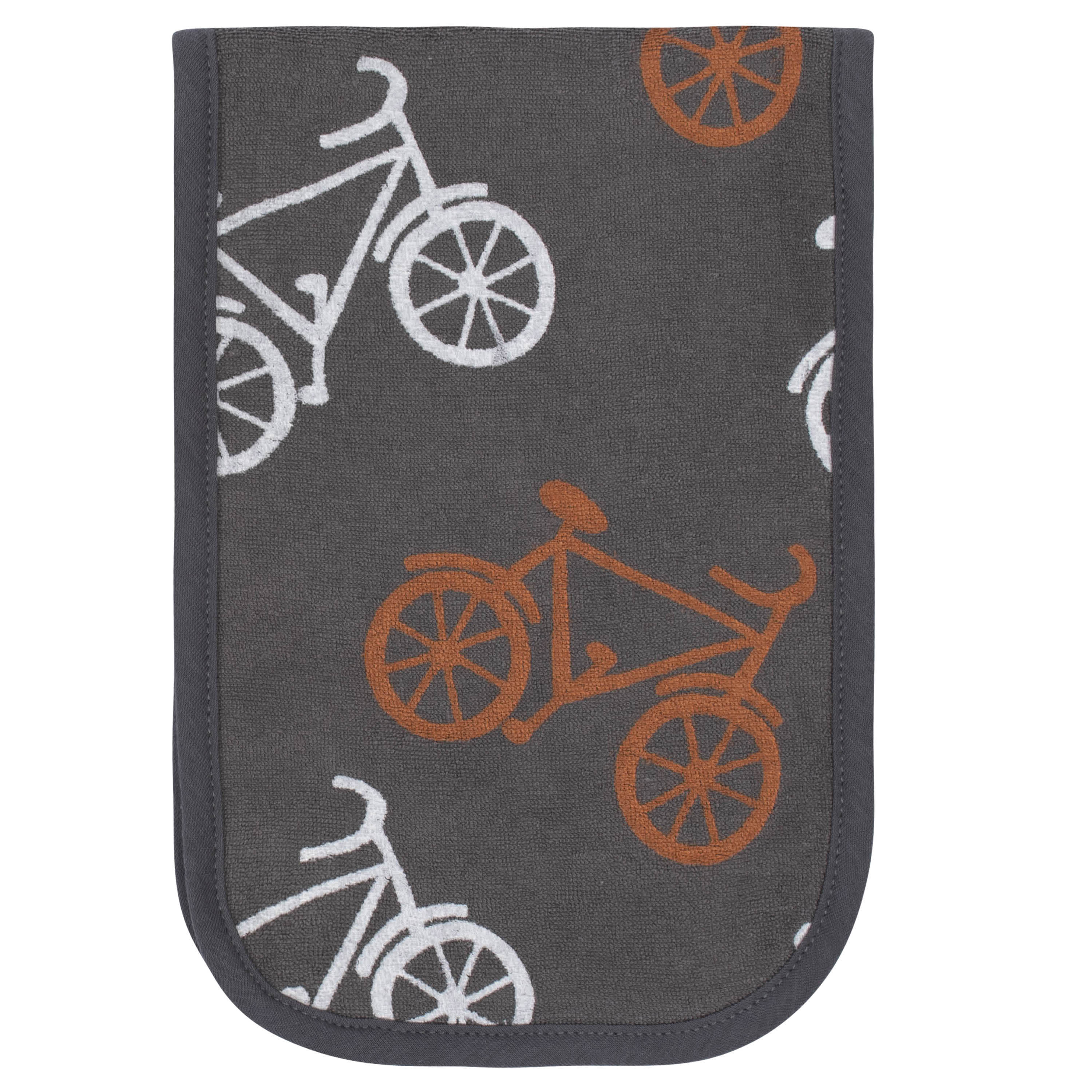 4-Pack Baby Boys Comfy Stretch Bicycle Burp Cloths - Image 2