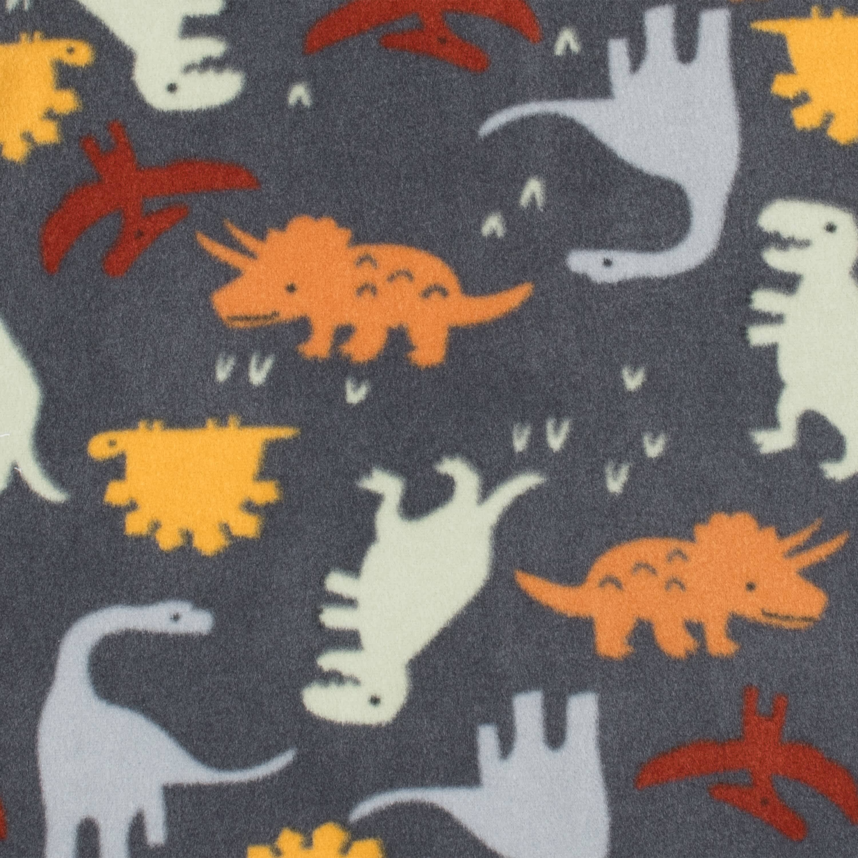 Gerber® 4-Pack Baby Boys Monkeys & Dinos Fleece Pajamas - Image 12