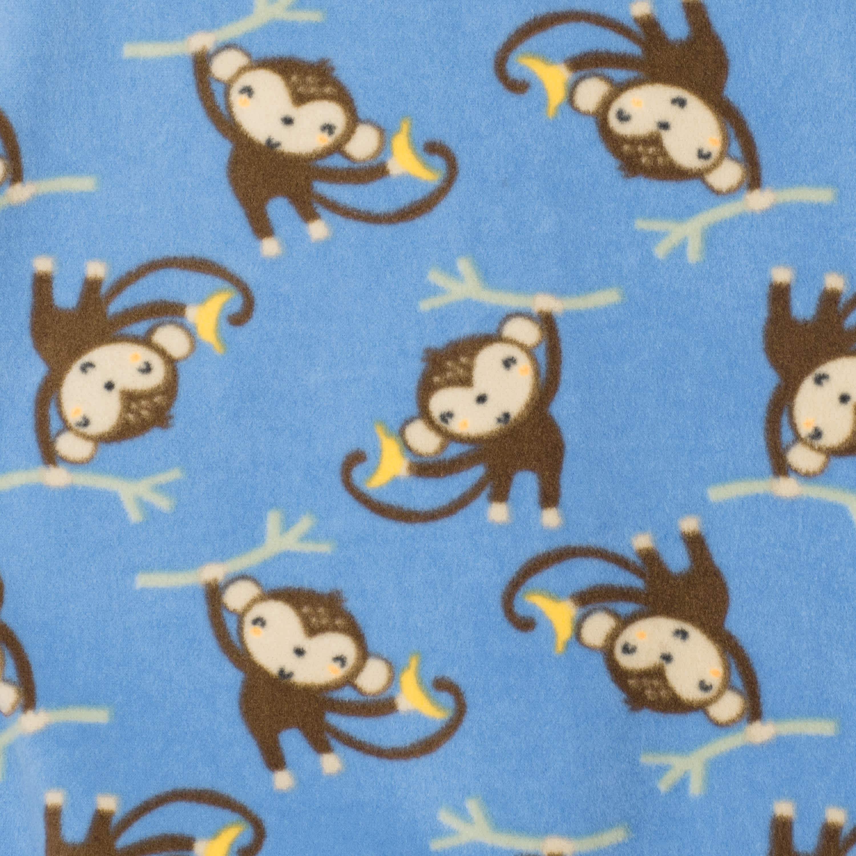 Gerber® 4-Pack Baby Boys Monkeys & Dinos Fleece Pajamas - Image 14