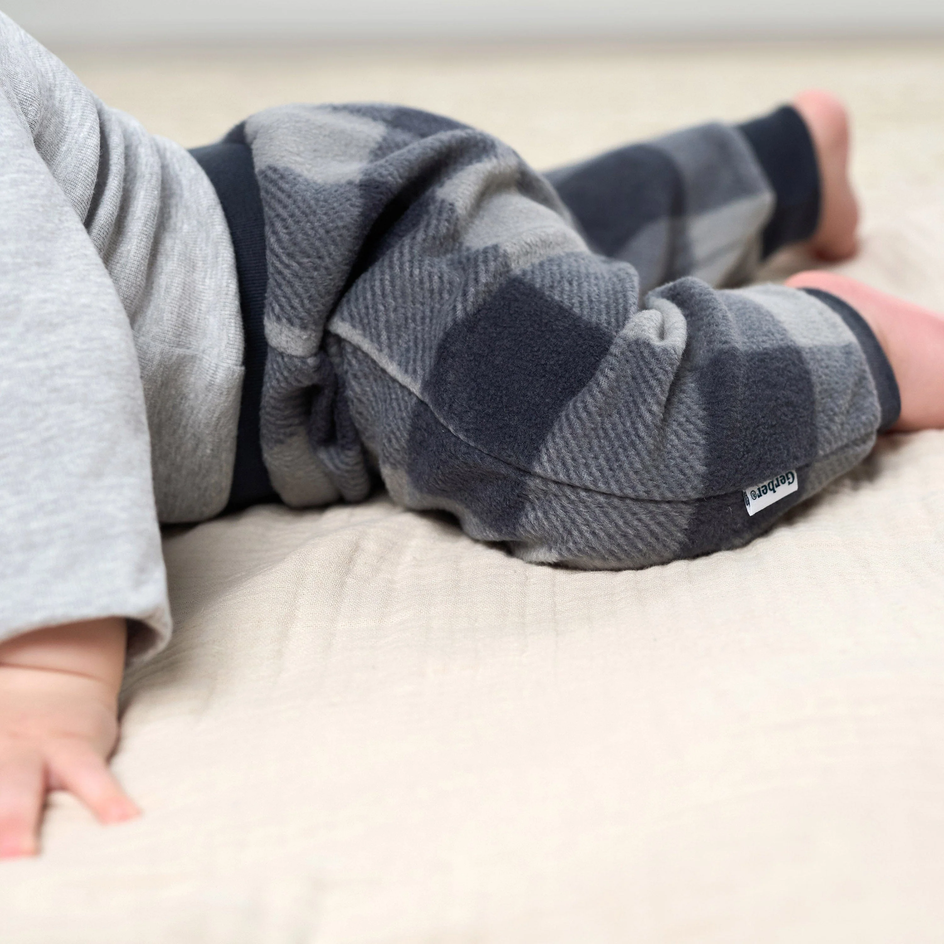 4-Pack Baby Boys Plaid Fleece Pants - Image 4