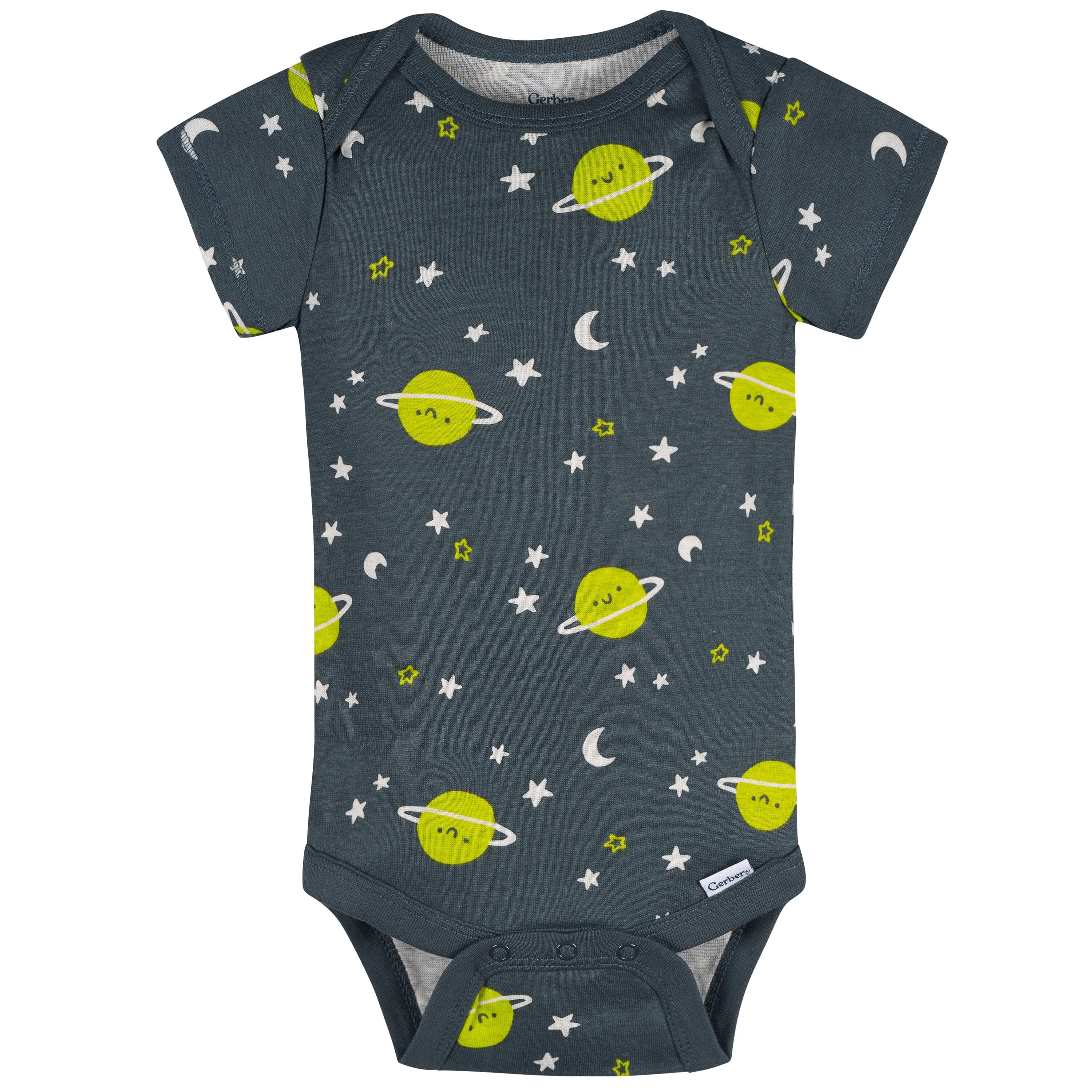 4-Pack Baby Boys Space Animals Onesies® Bodysuits and Sleep 'N Play - Image 5