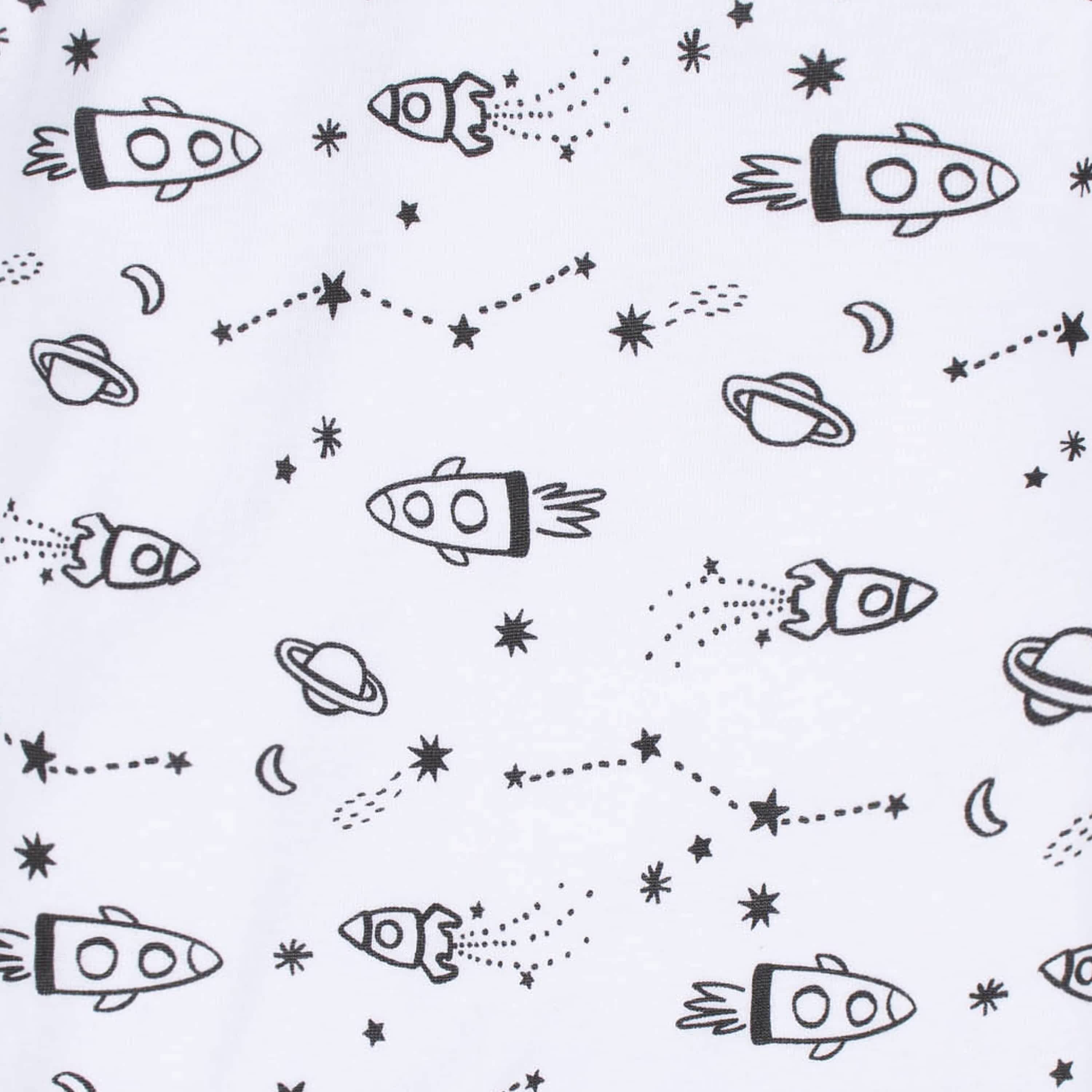 4-Pack Baby Boys Space Explorer Gowns - Image 7