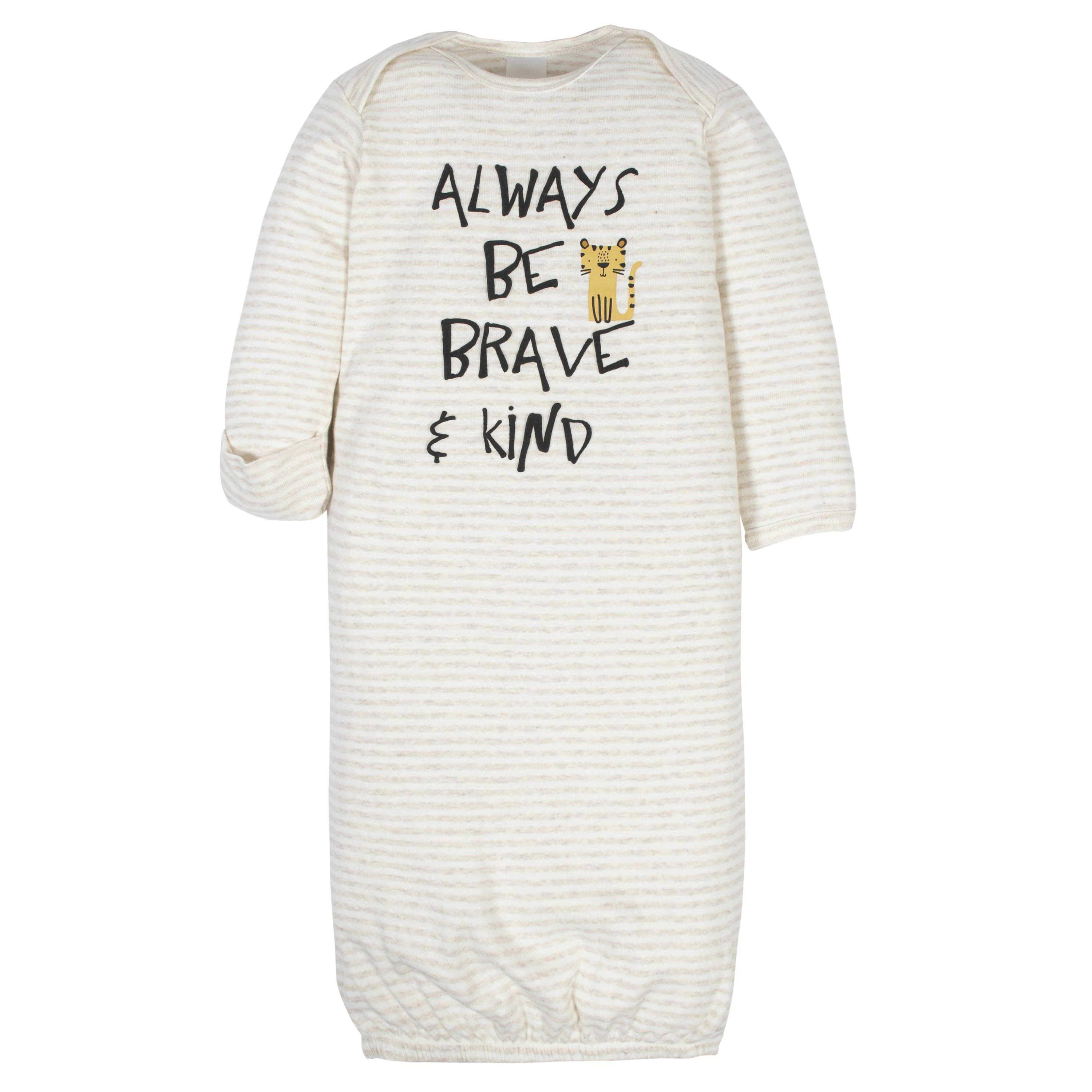 4-Pack Baby Boys Tiger Gowns - Image 2