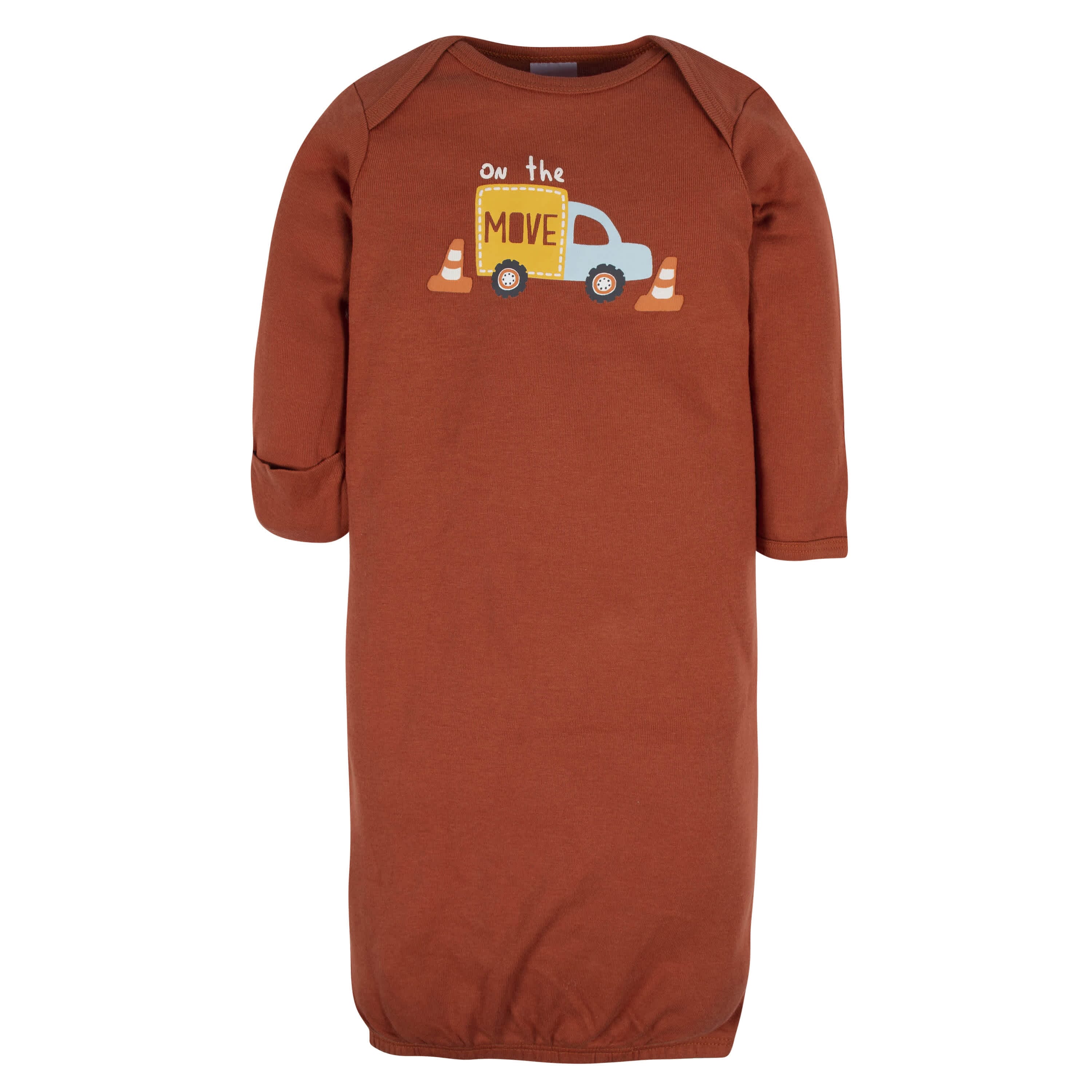 4-Pack Baby Boys Transportation Zone Gowns - Image 2