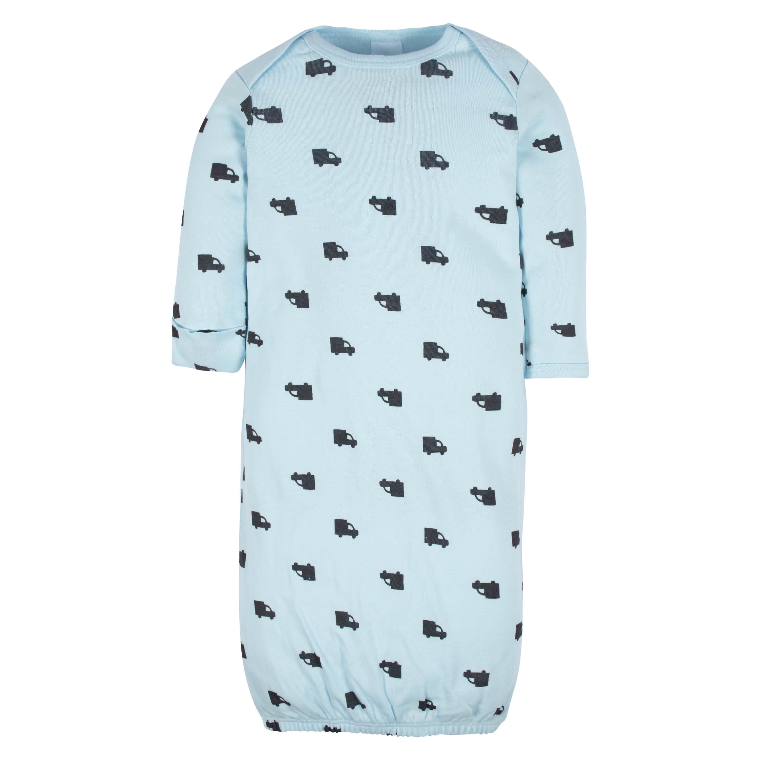 4-Pack Baby Boys Transportation Zone Gowns - Image 6