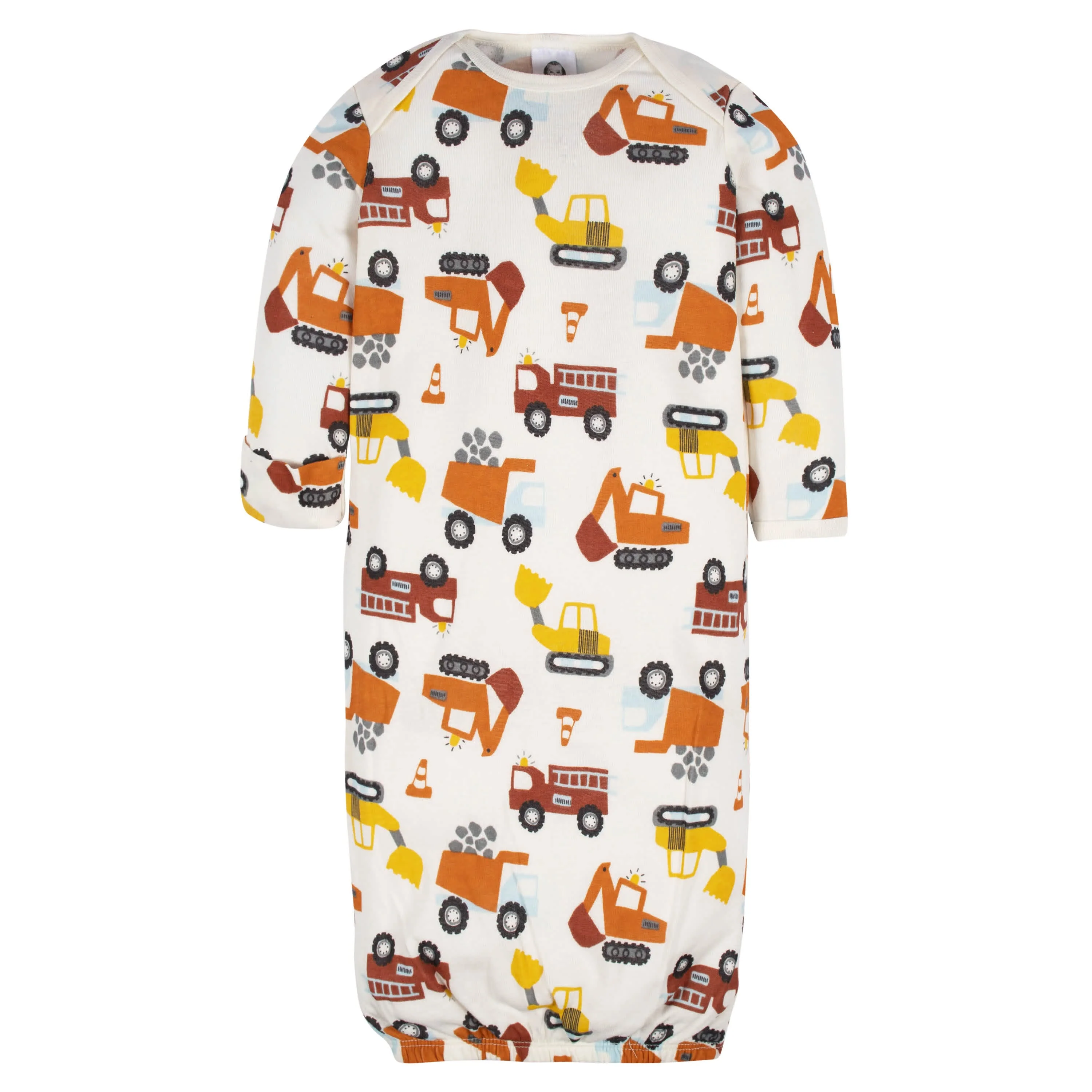 4-Pack Baby Boys Transportation Zone Gowns - Image 8