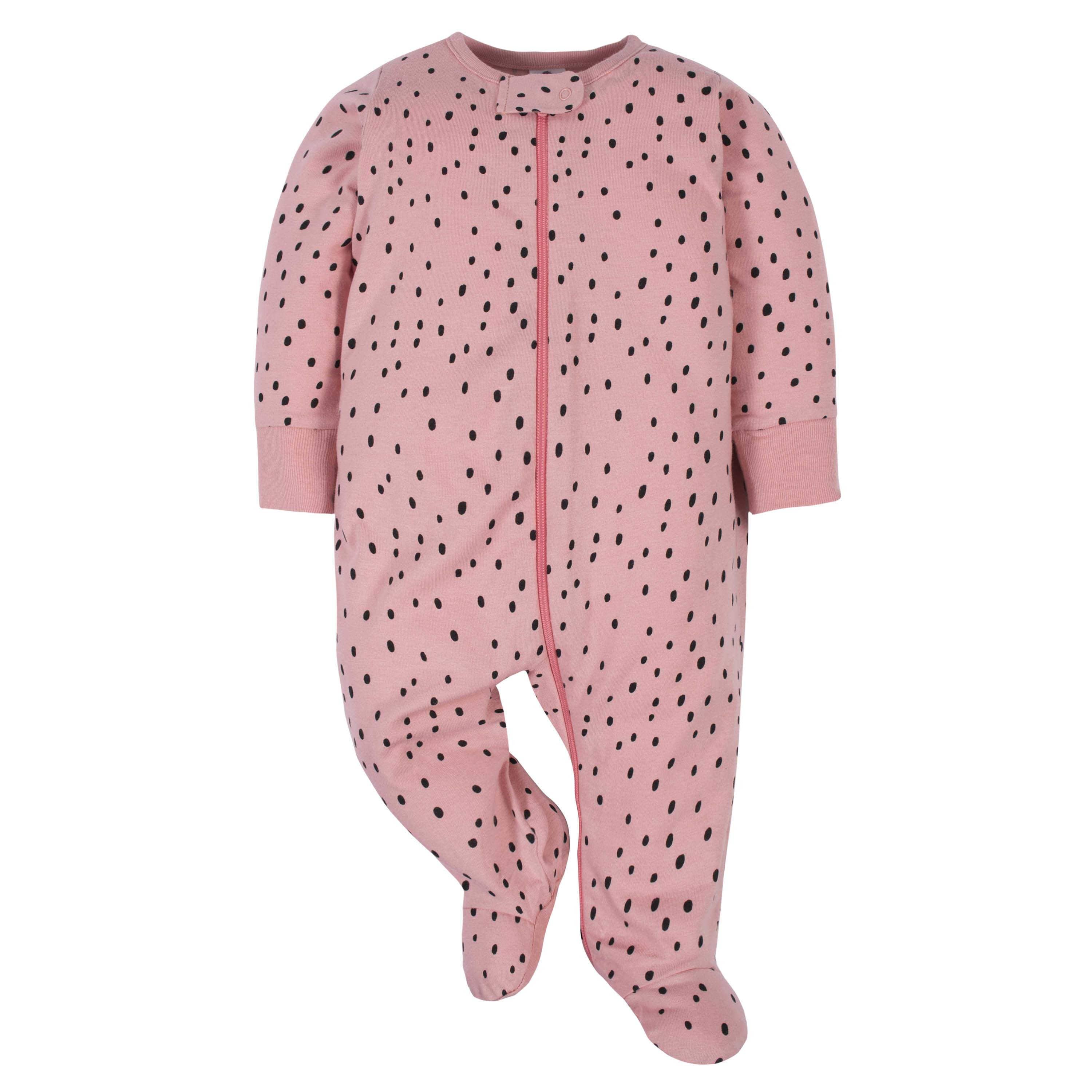 4-Pack Baby Girls Bear Sleep 'N Plays - Image 6