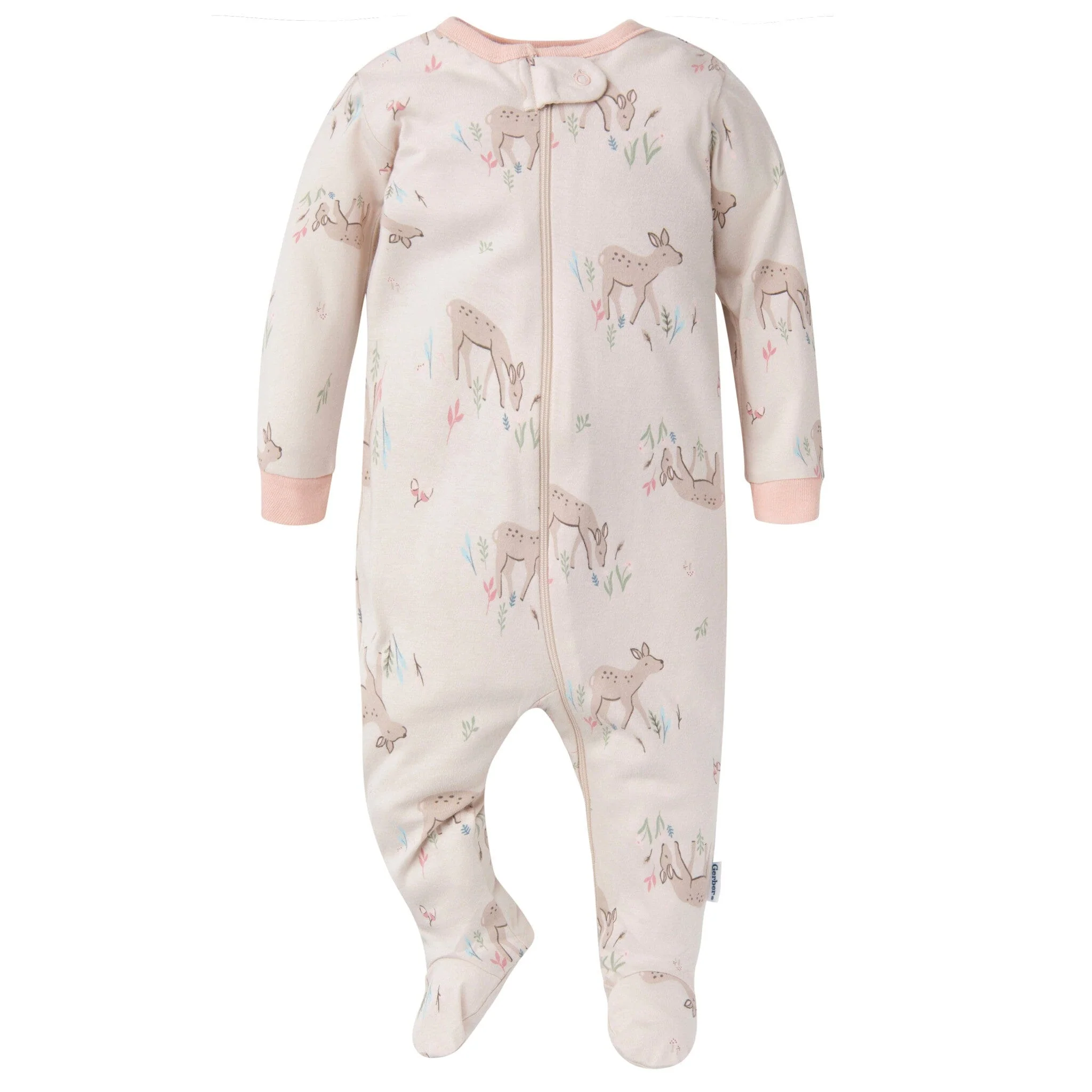 4-Pack Baby Girls Deer Sleep 'N Plays - Image 2