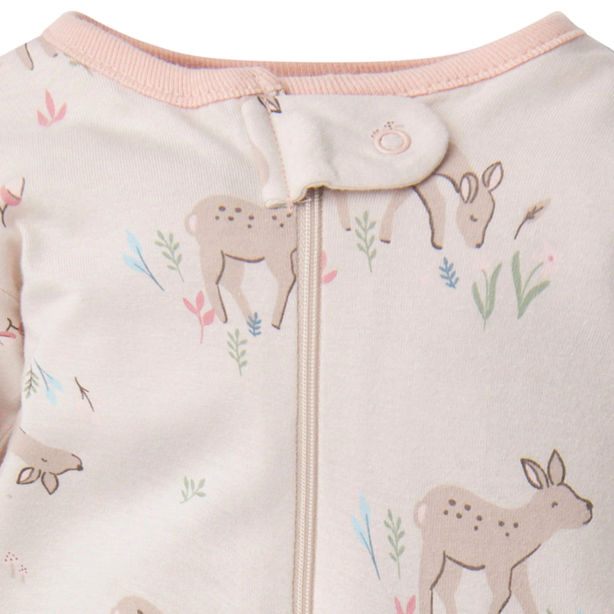 4-Pack Baby Girls Deer Sleep 'N Plays - Image 3