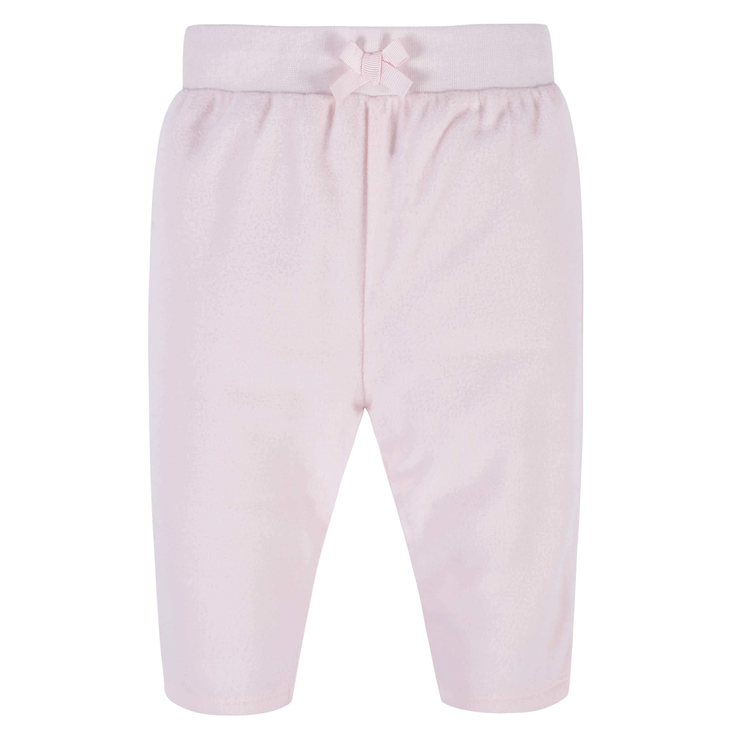 4-Pack Baby Girls Floral Microfleece Pants - Image 4