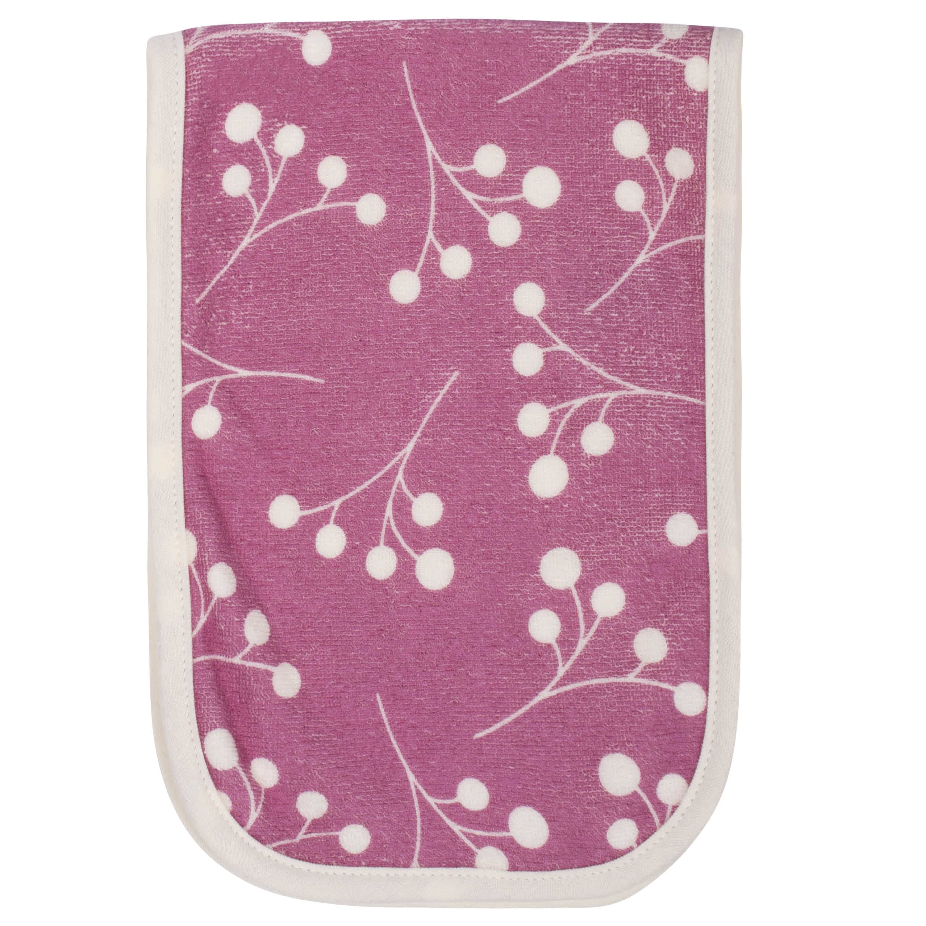 4-Pack Baby Girls Comfy Stretch Ducklings Burp Cloths - Image 5