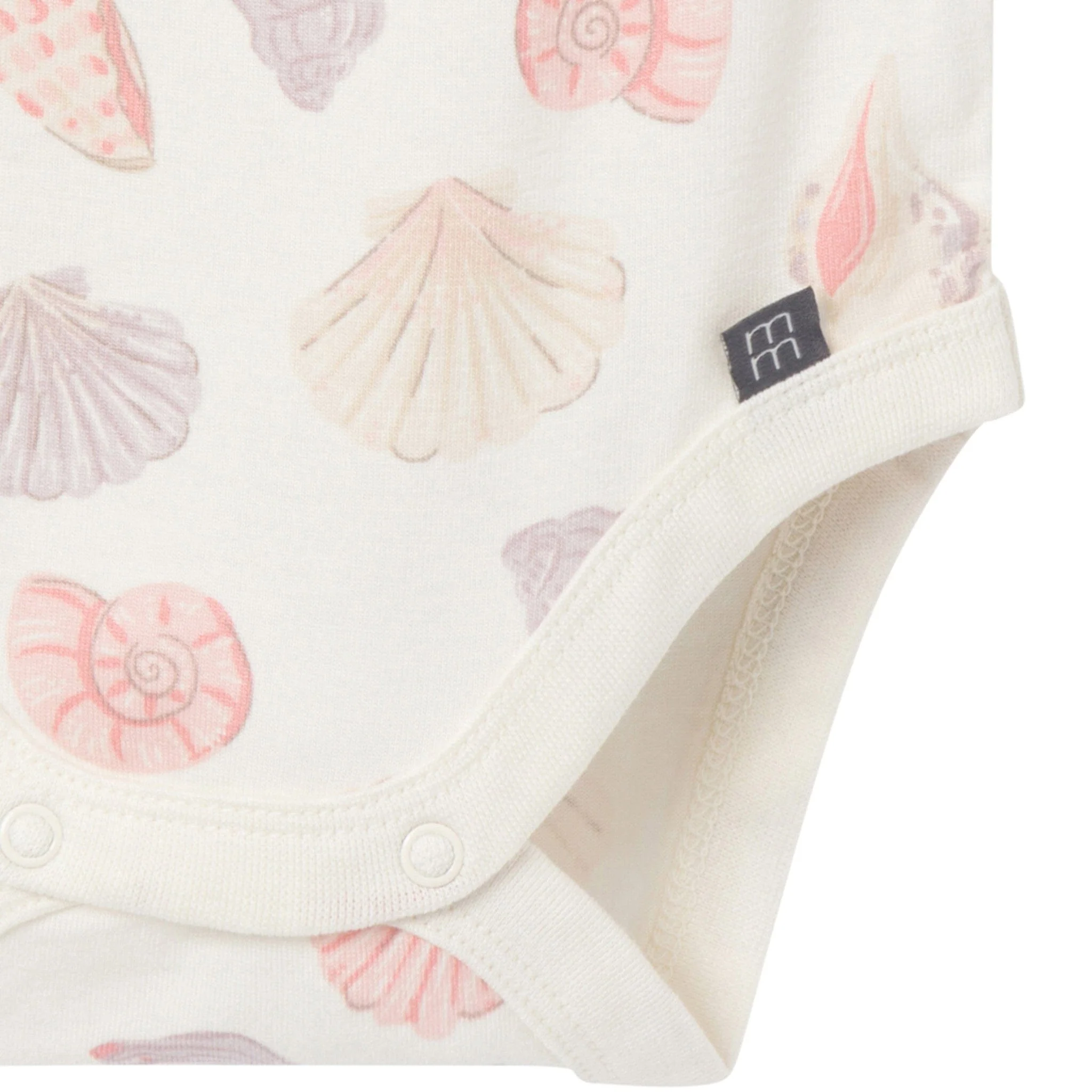 4-Piece Baby Girls Ivory Seashells Viscose Bodysuits and Pants Set - Image 5