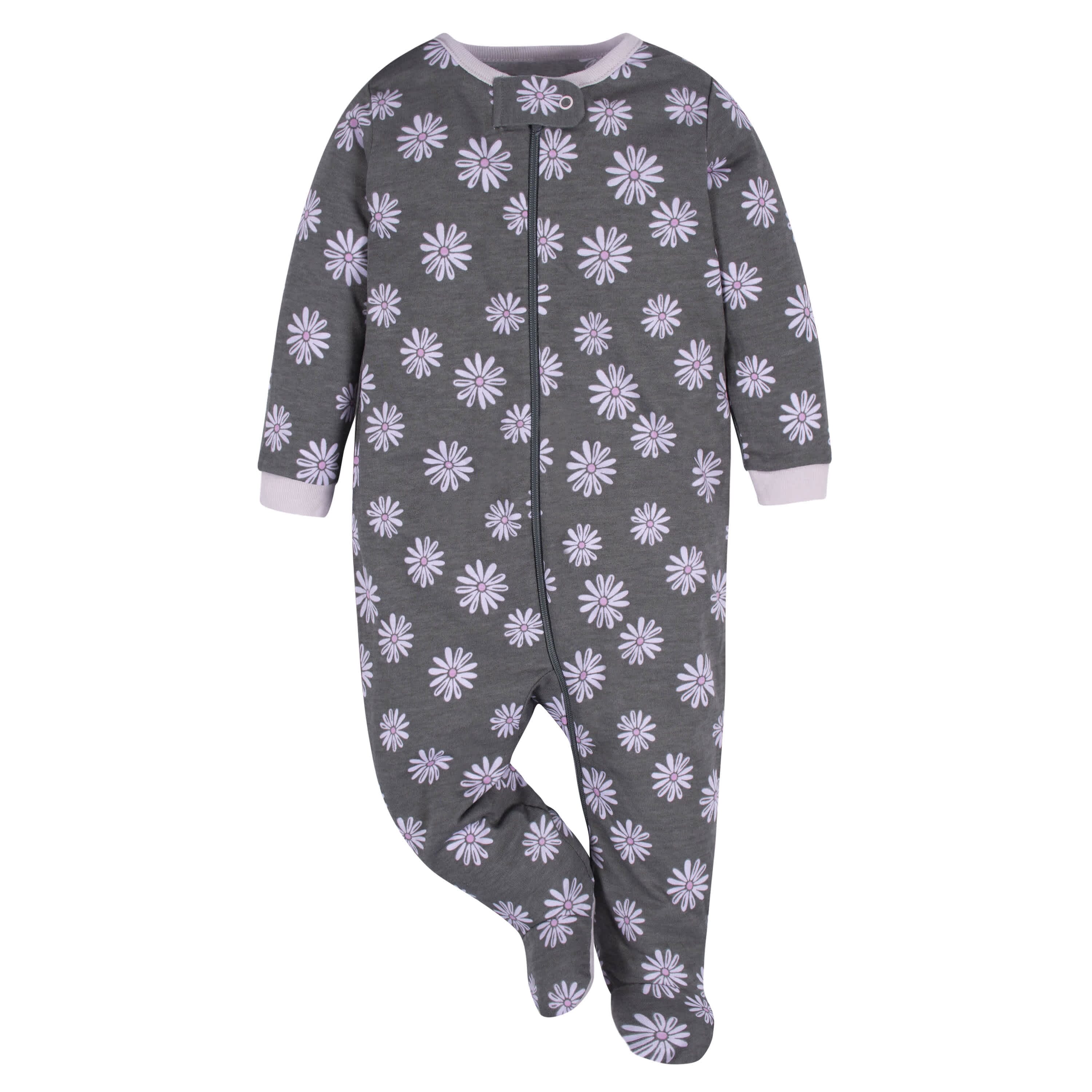 4-Pack Baby Girls Lavender Garden Sleep 'N Plays - Image 8