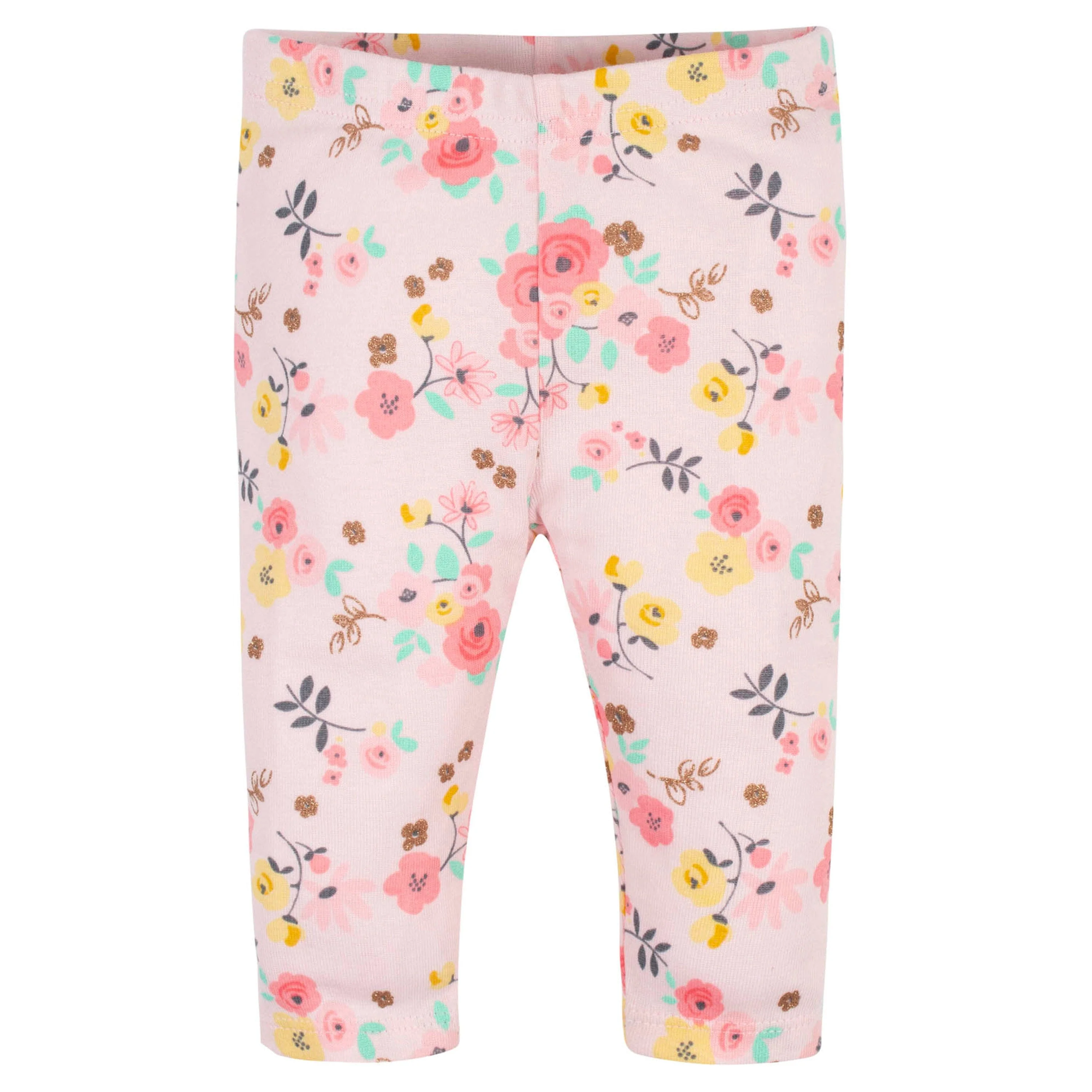 4-Pack Baby Girls Love You Organic Pants - Image 4