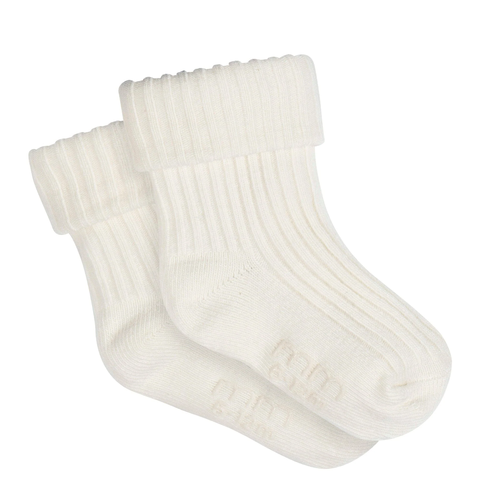 4-Pack Baby Girls Pink Rolled Cuff Ribbed Socks - Image 2