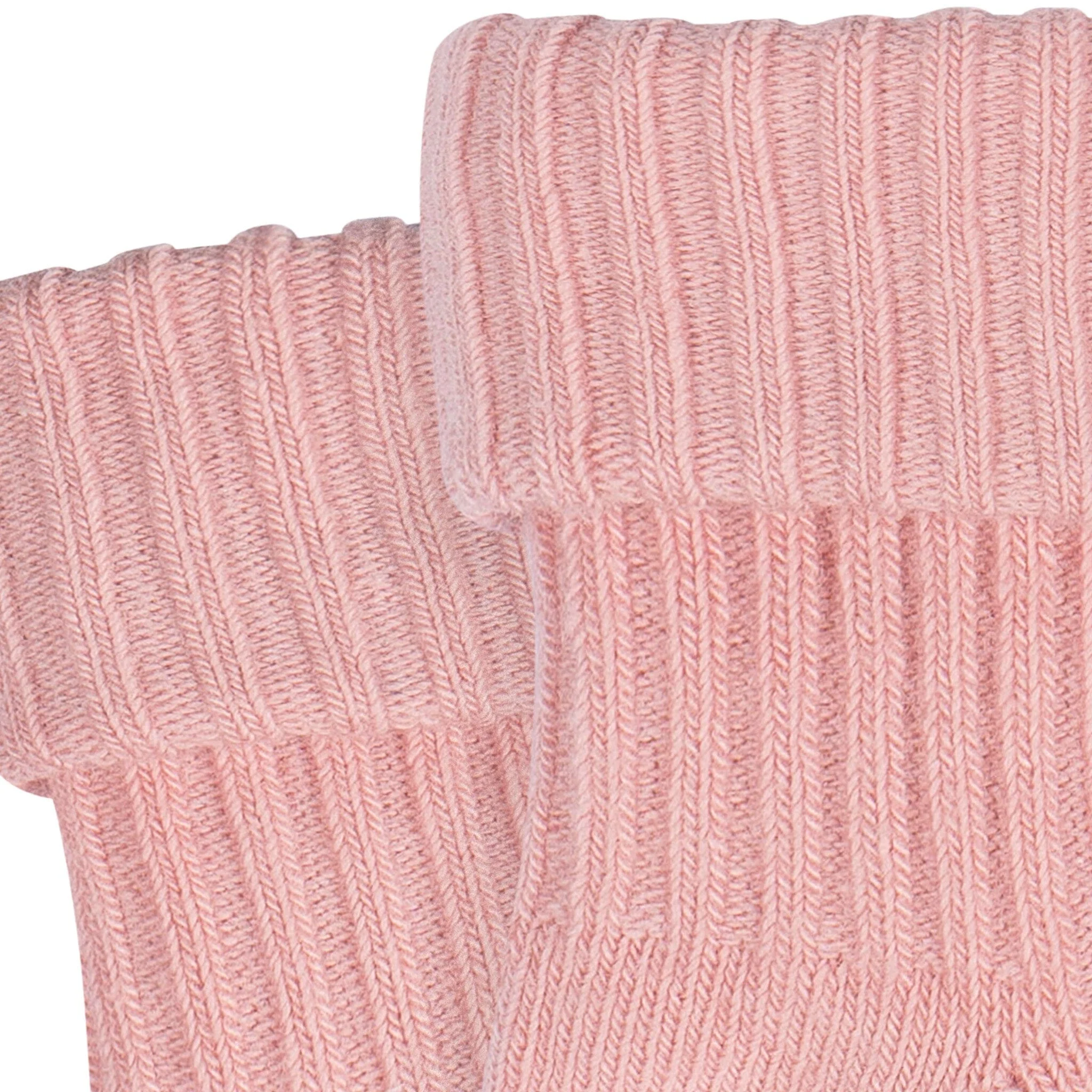 4-Pack Baby Girls Pink Rolled Cuff Ribbed Socks - Image 7