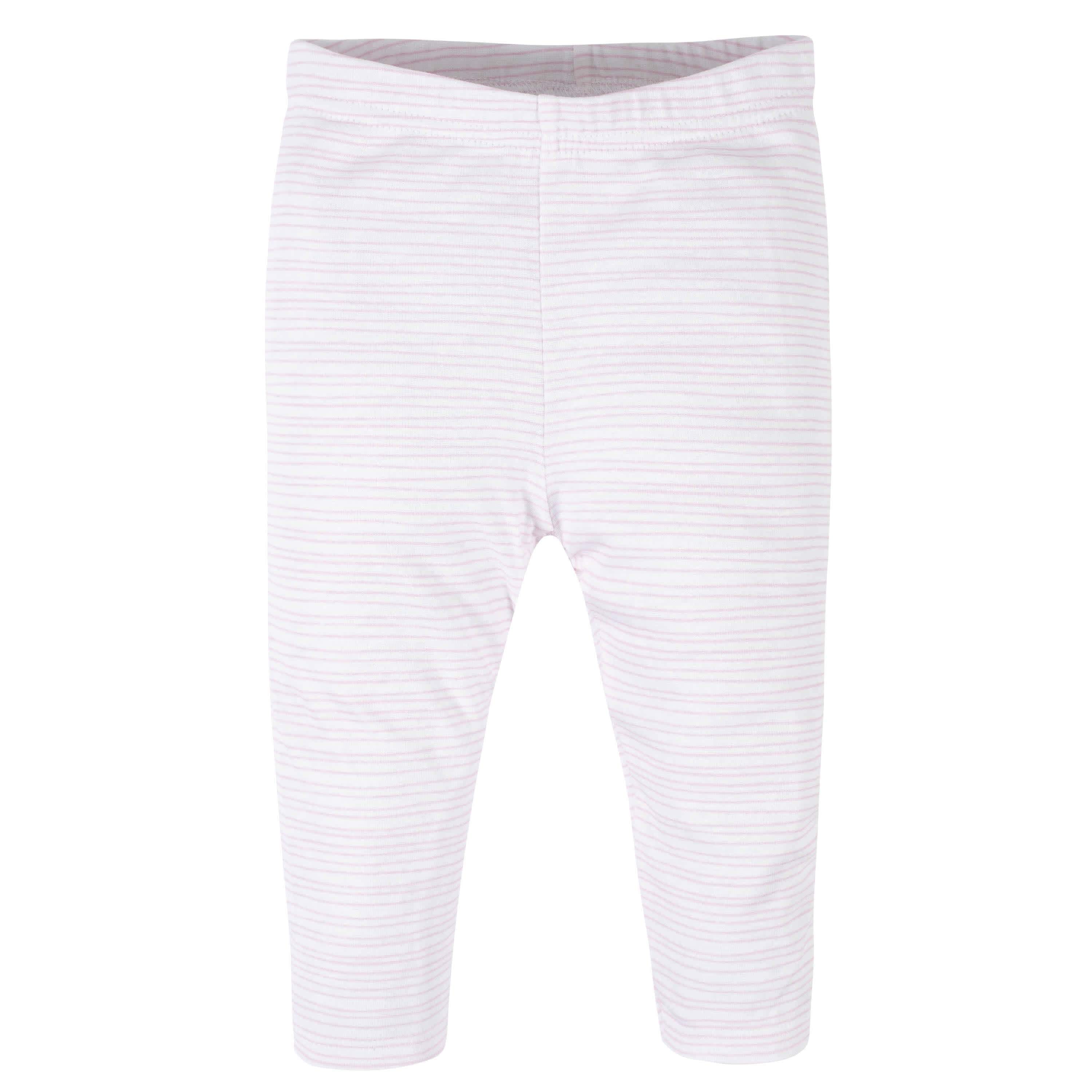 4-Pack Baby Girls Pink Stripes Pants - Image 6