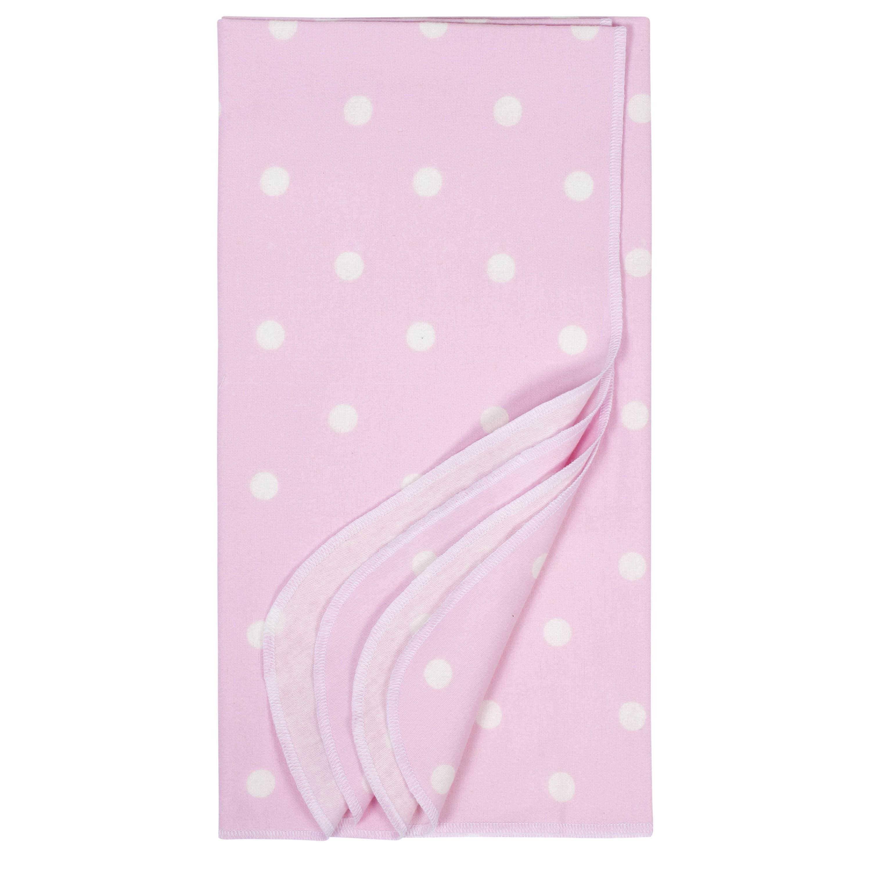 Gerber® 4-Pack Baby Girls Princess Flannel Blankets - Image 3