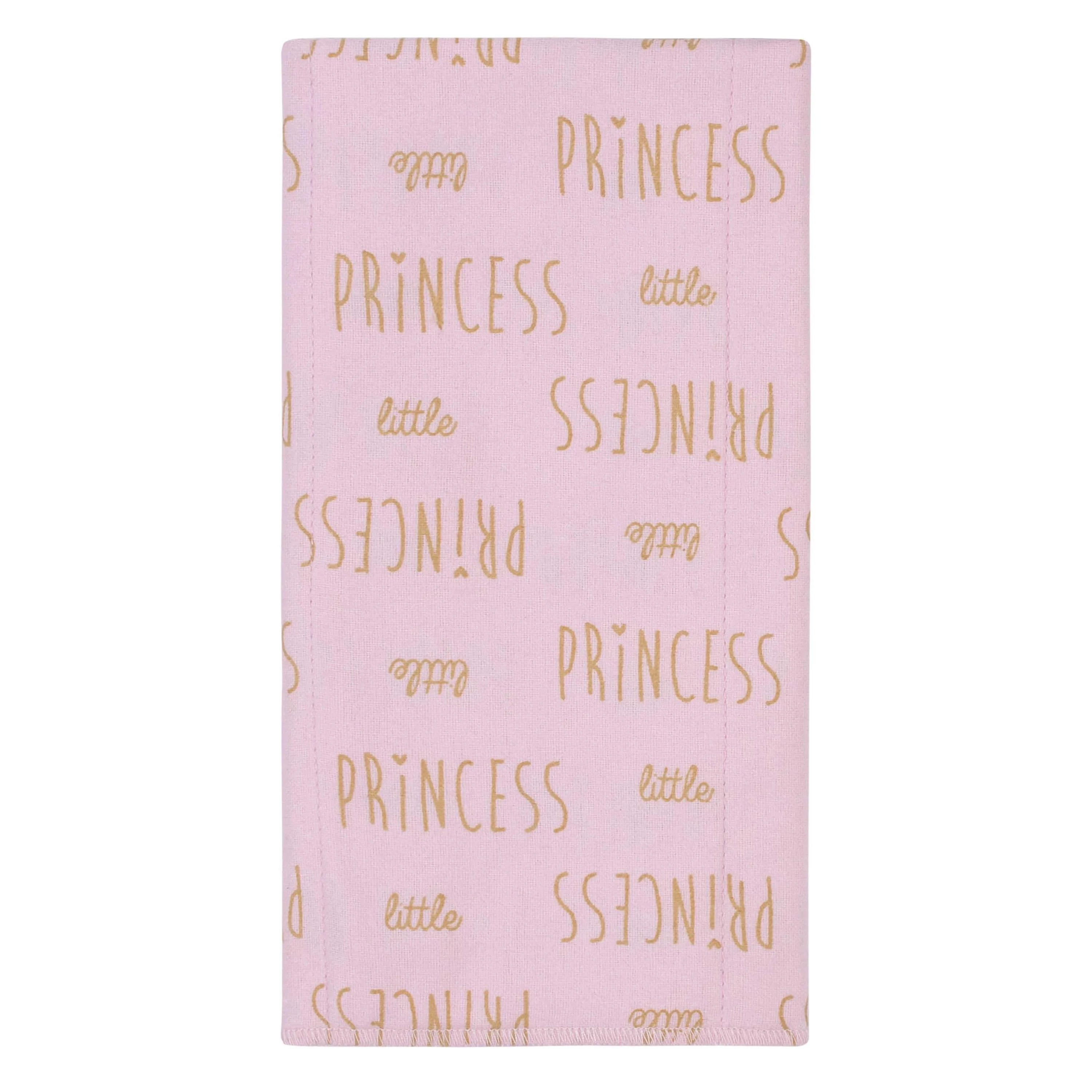 4-Pack Baby Girls Princess Flannel Burp Cloths - Image 5