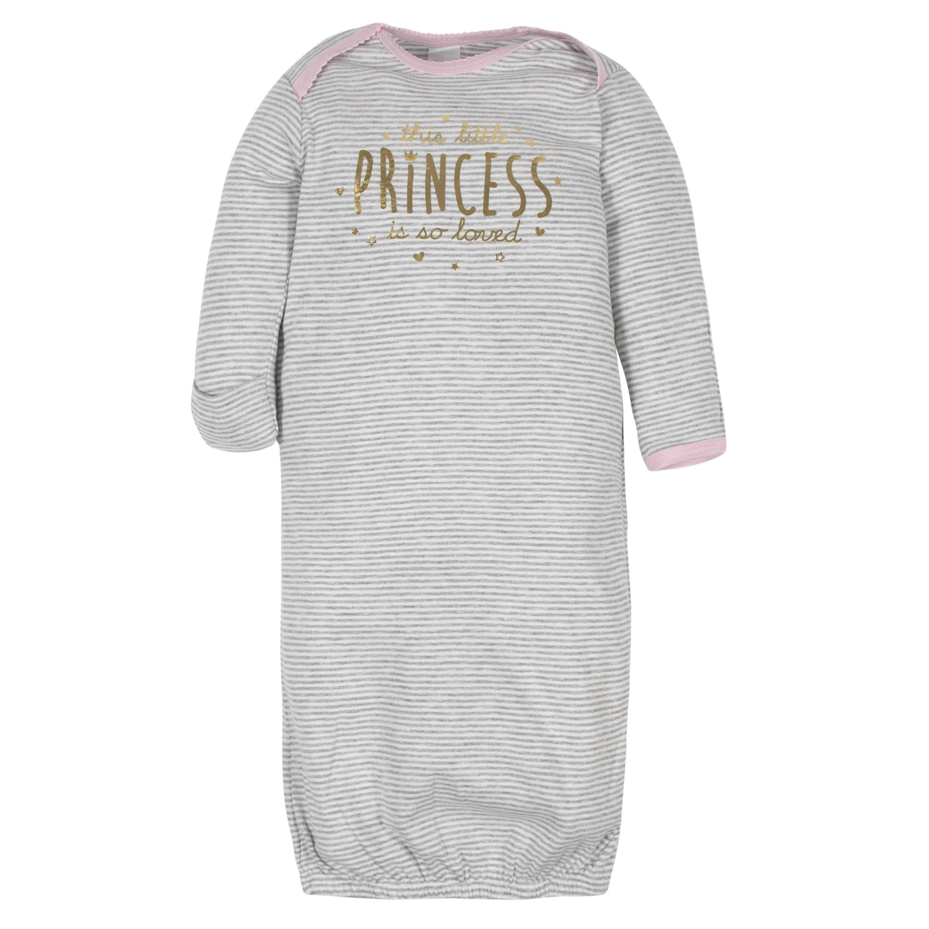 4-Pack Baby Girls Princess Gowns - Image 2