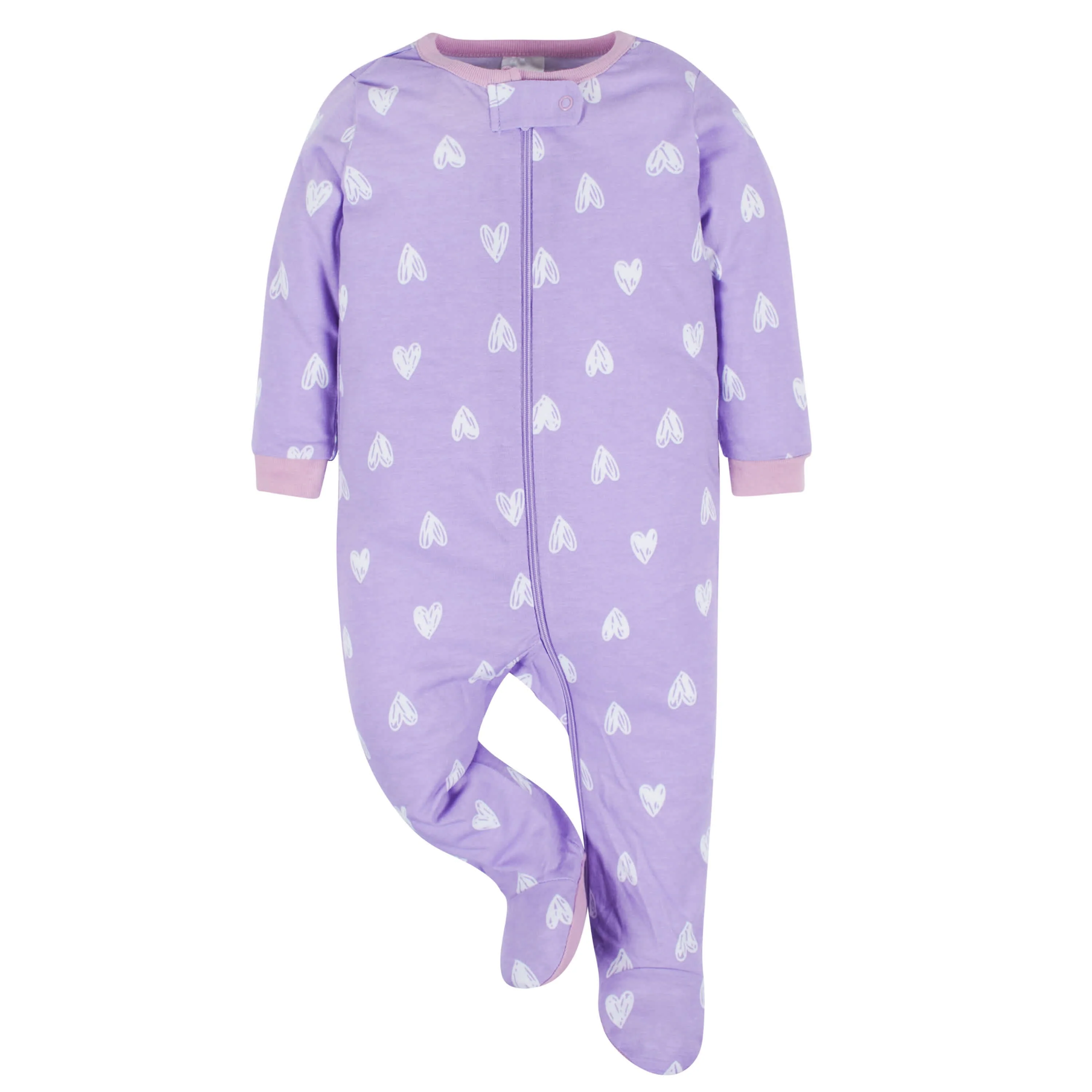 4-Pack Baby Girls Rainbow Floral Sleep 'N Plays - Image 3
