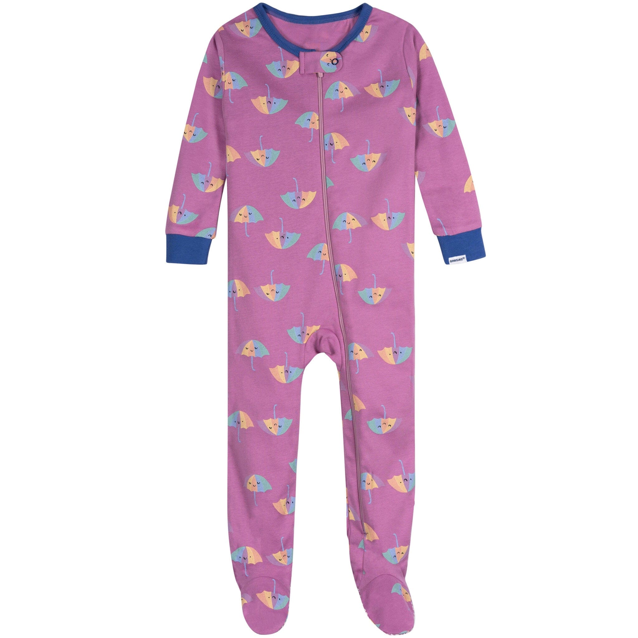 4-Pack Baby Girls Rainy Day Snug Fit Footed Pajamas - Image 10