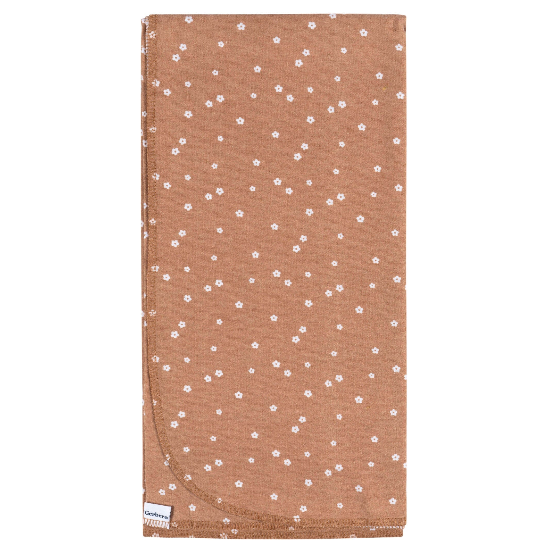 4-Pack Baby Girls Retro Floral Flannel Blankets - Image 3