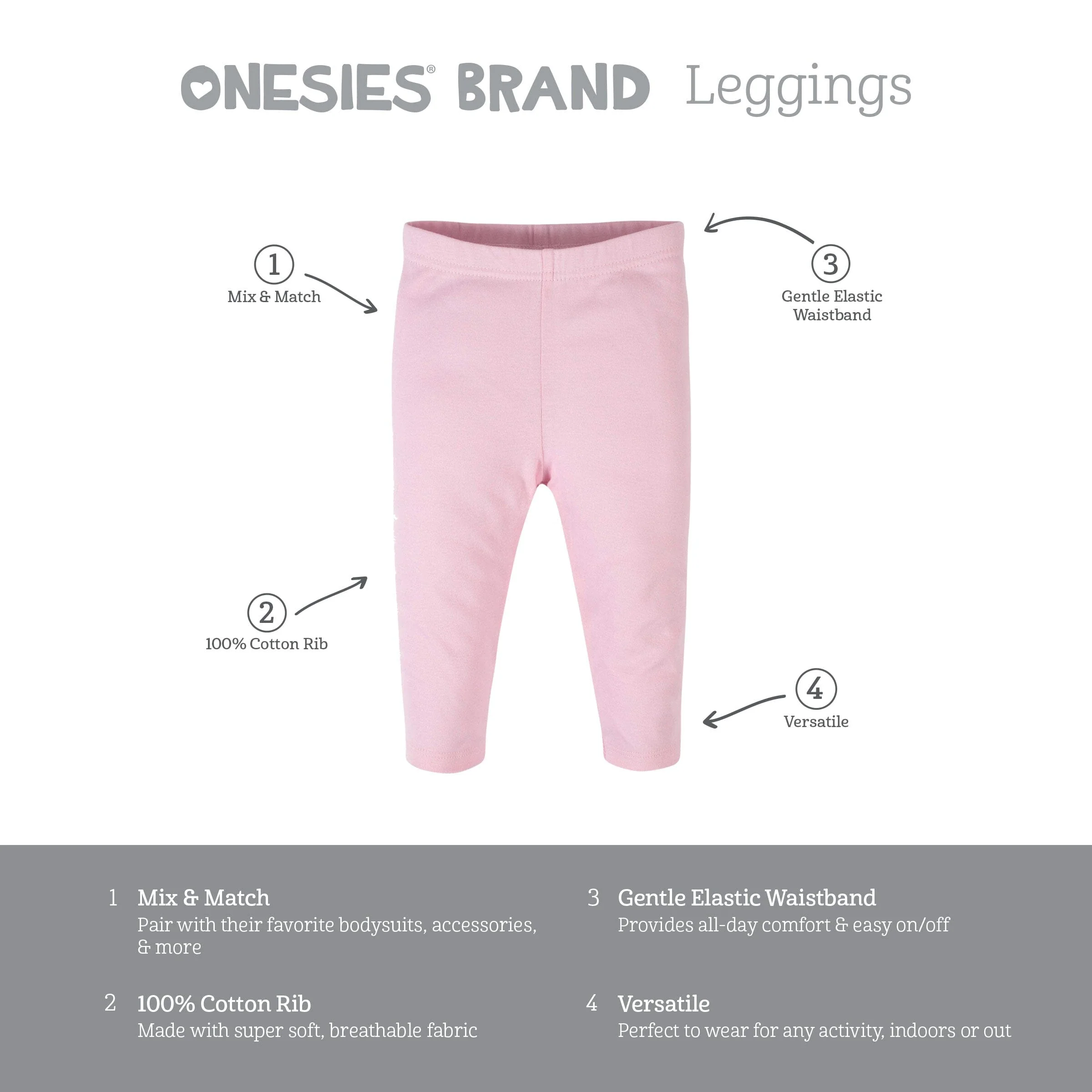 4-Pack Baby Girls Swirl Pants - Image 6