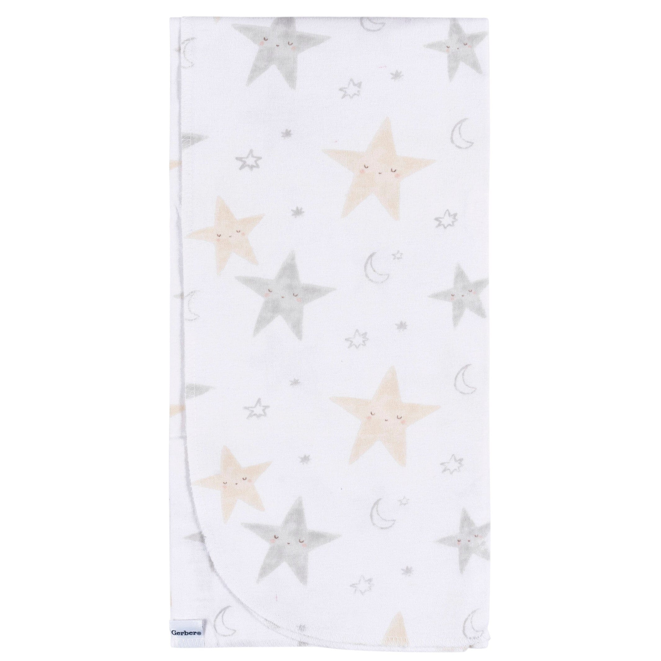 4-Pack Baby Neutral Celestial Flannel Blankets - Image 2