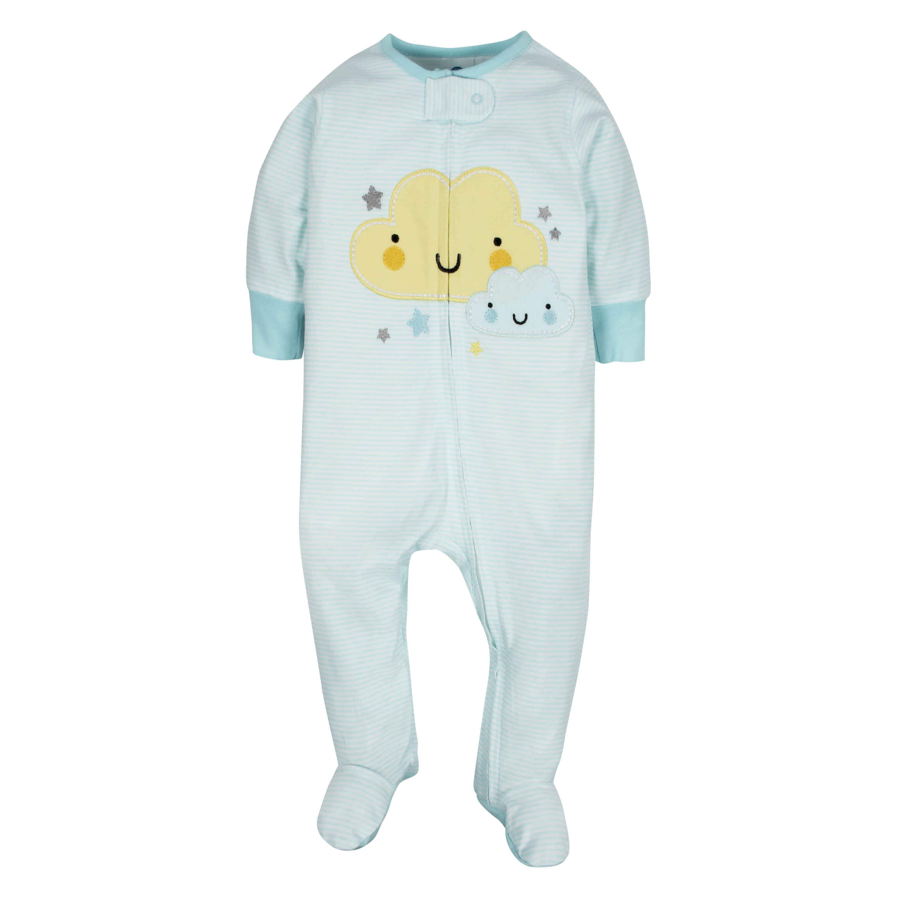4-Pack Clouds & Elephant Baby Neutral Sleep 'n Plays - Image 2