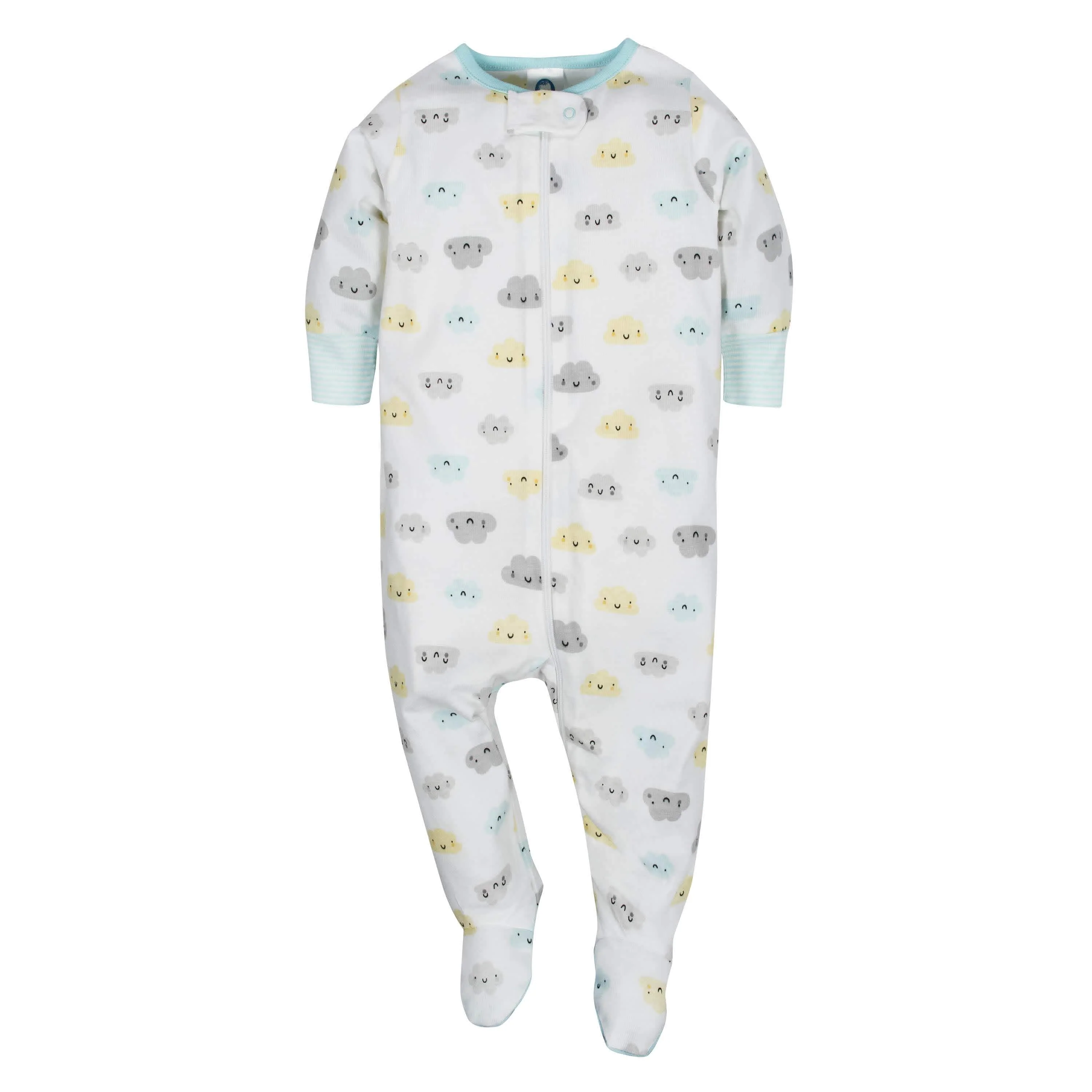 4-Pack Clouds & Elephant Baby Neutral Sleep 'n Plays - Image 3