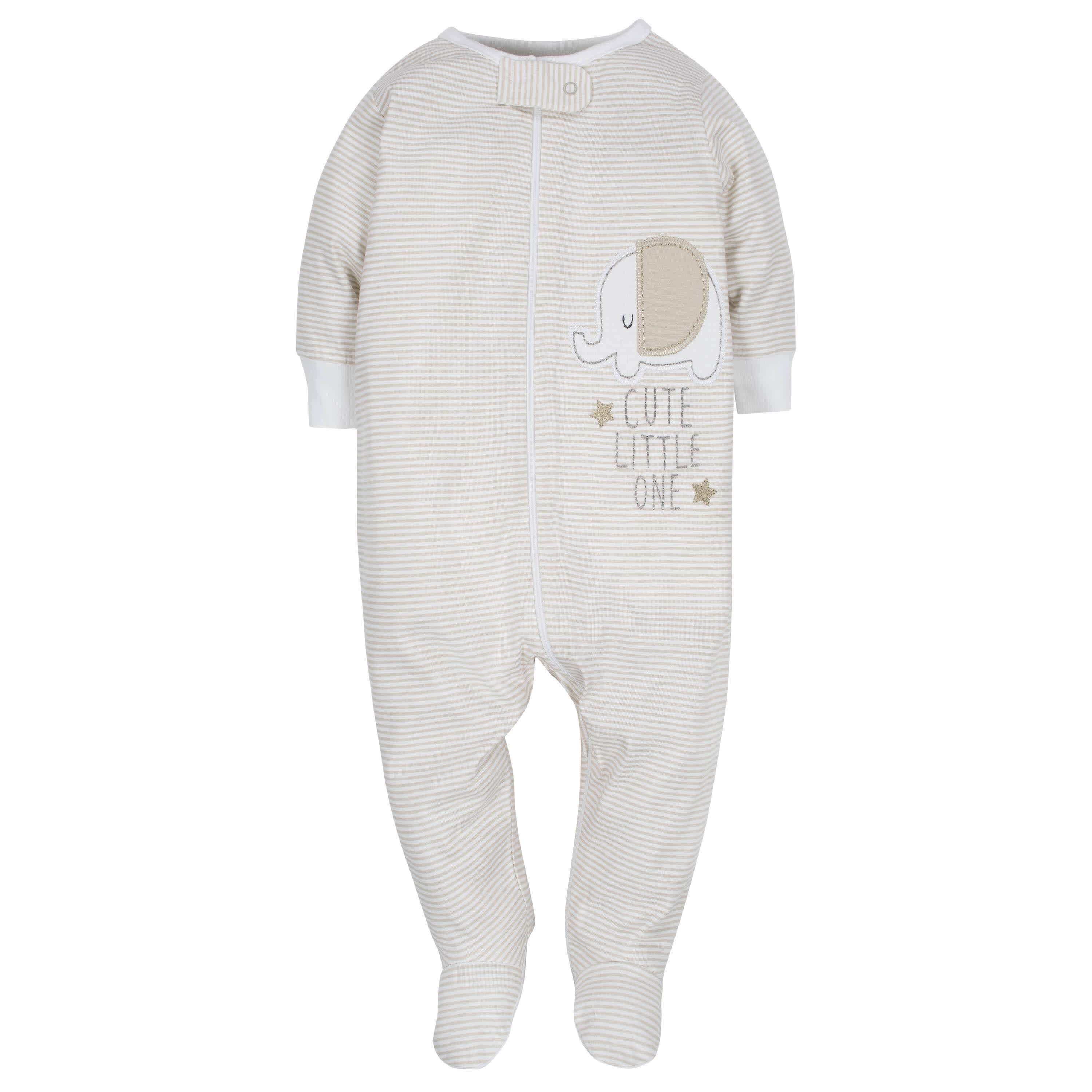 4-Pack Clouds & Elephant Baby Neutral Sleep 'n Plays - Image 4