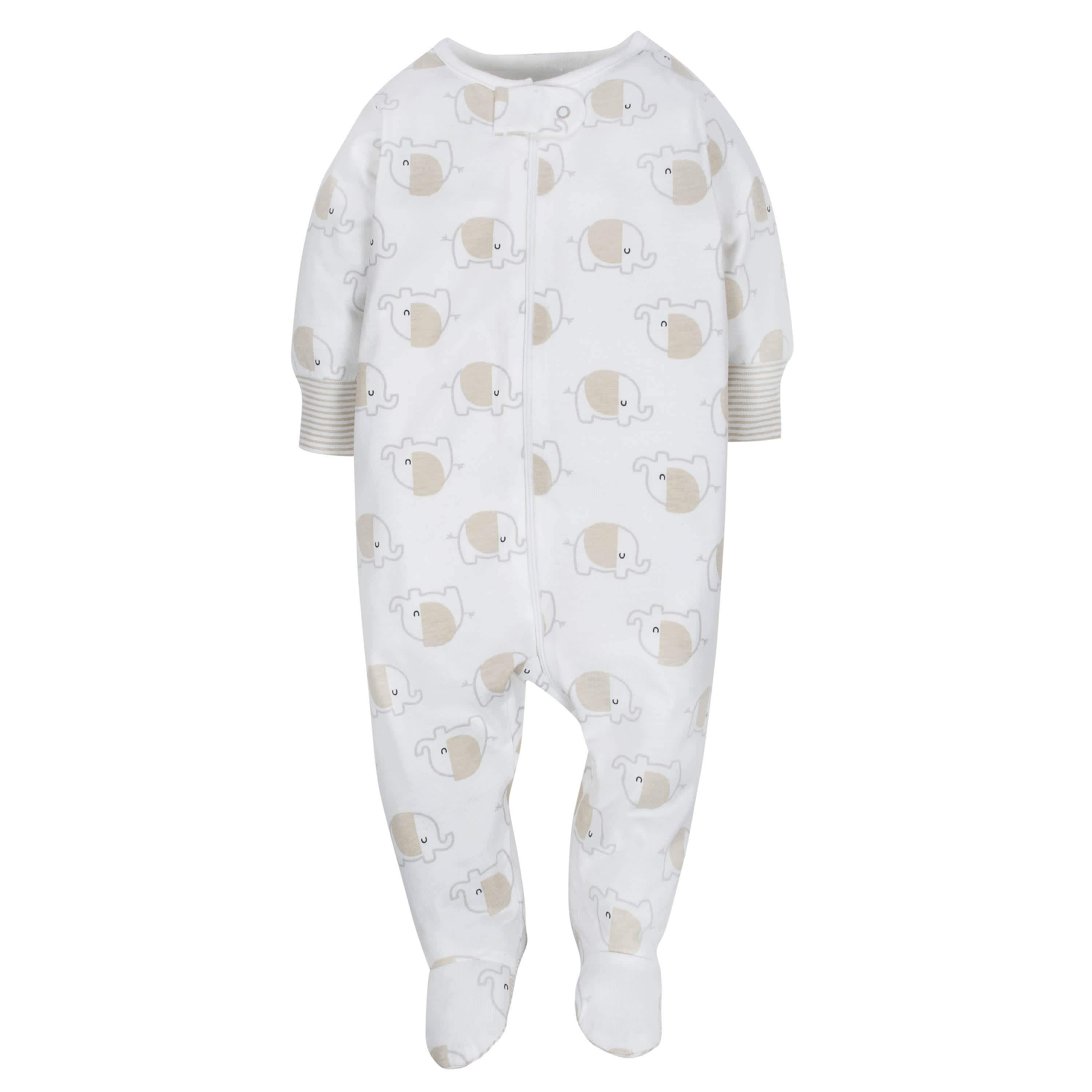 4-Pack Clouds & Elephant Baby Neutral Sleep 'n Plays - Image 5