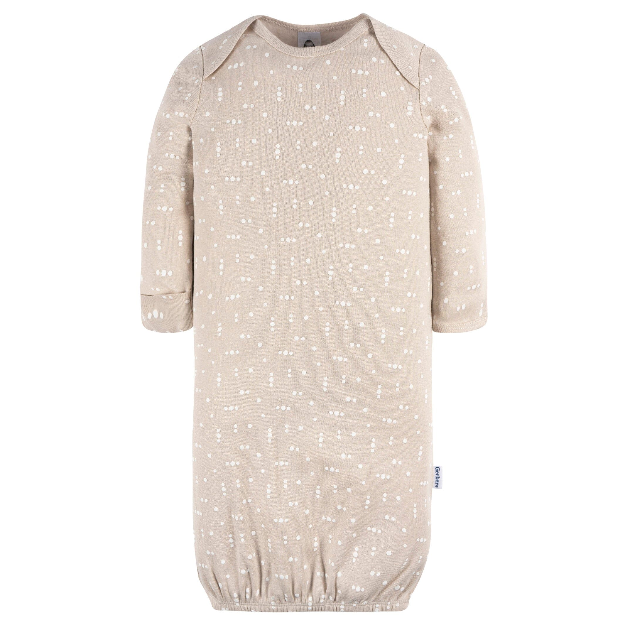 4-Pack Baby Neutral Otters Gowns - Image 7