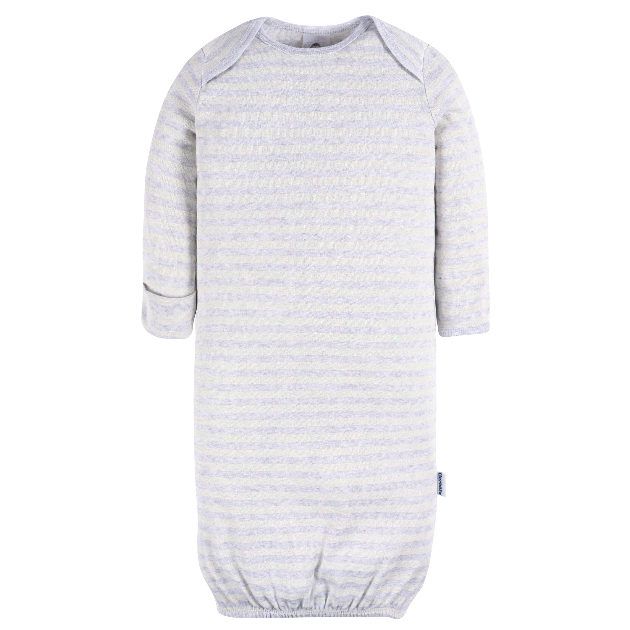 4-Pack Baby Neutral Otters Gowns - Image 8