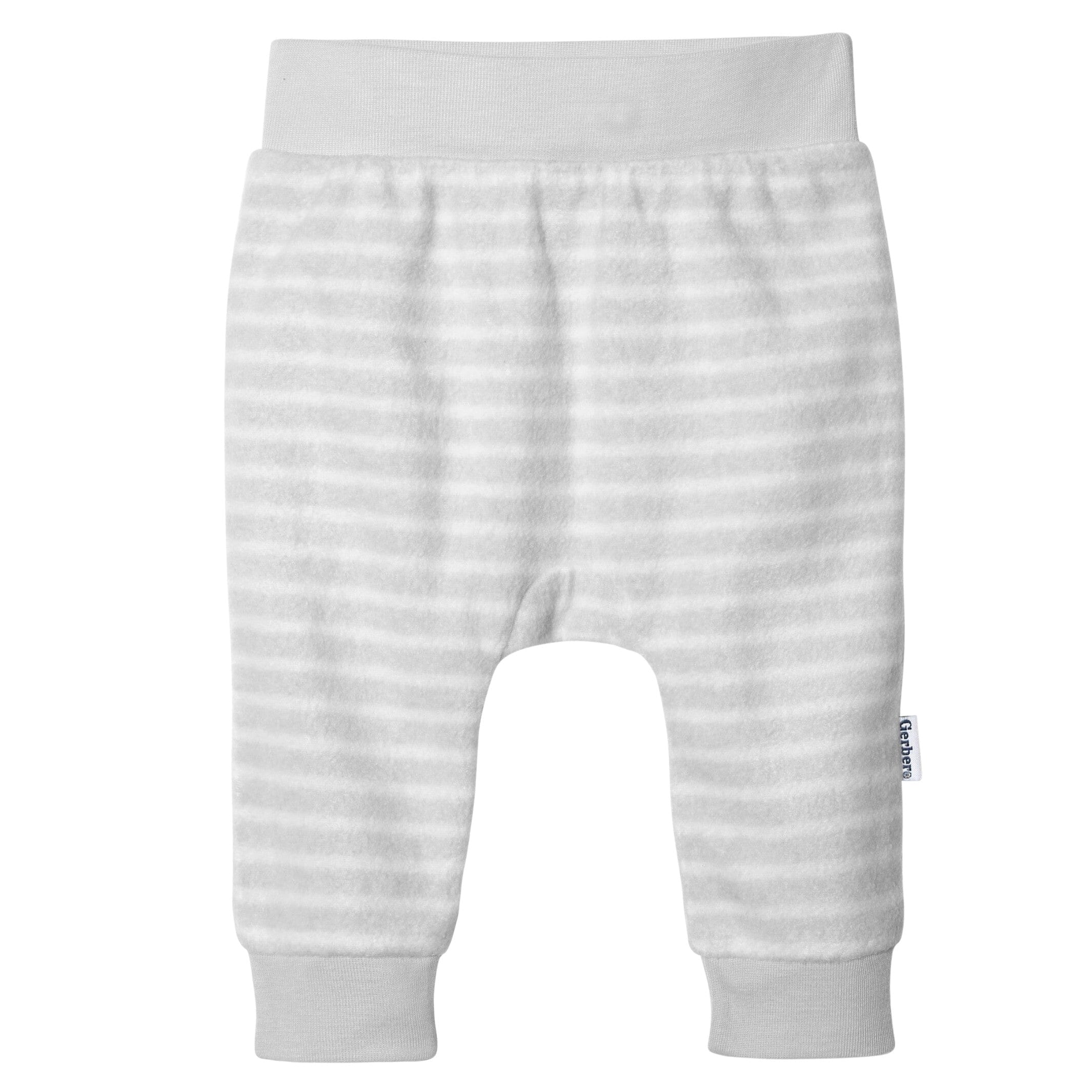 4-Pack Baby Neutral Green Fleece Pants - Image 5