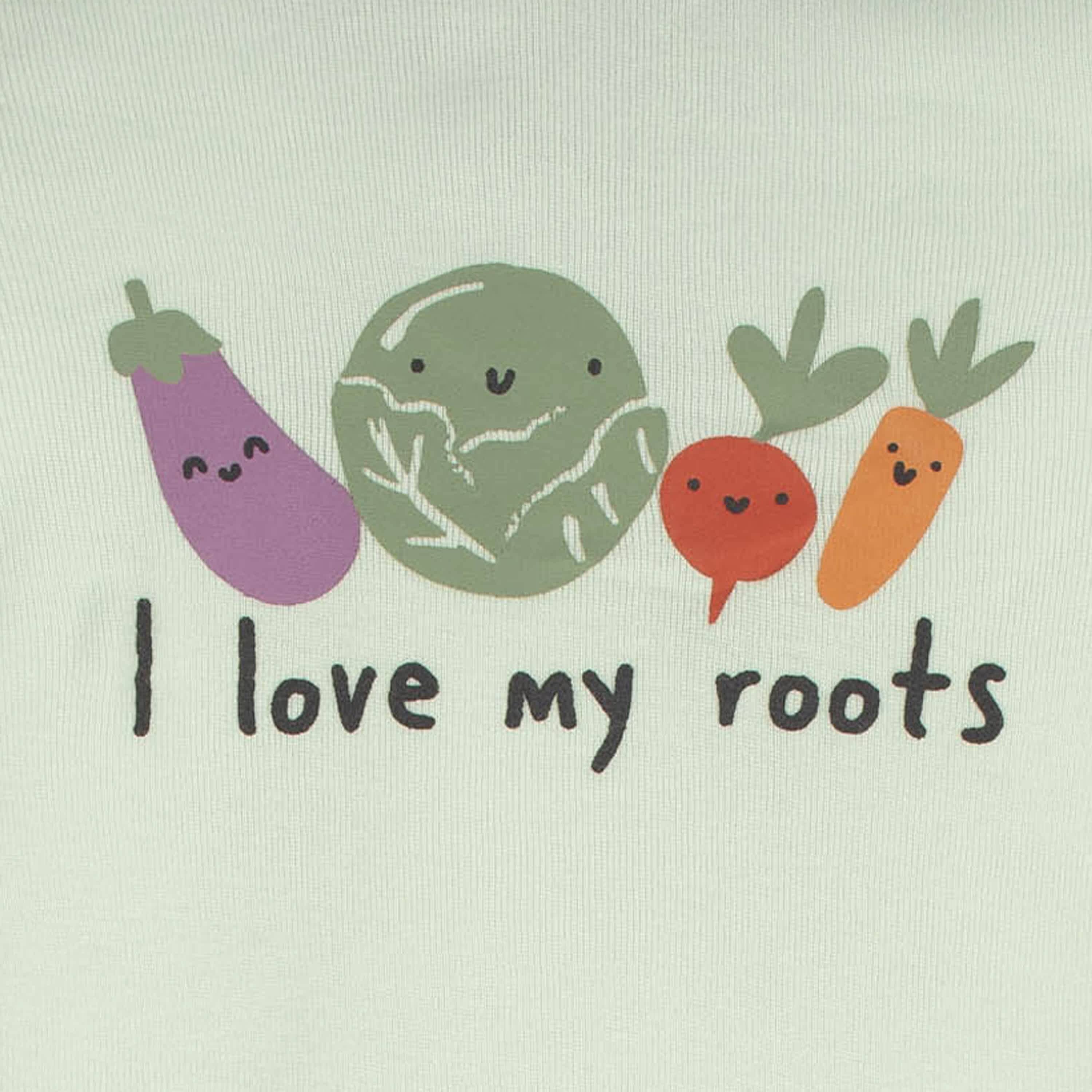 4-Pack Baby Neutral Happy Veggies Gowns - Image 3