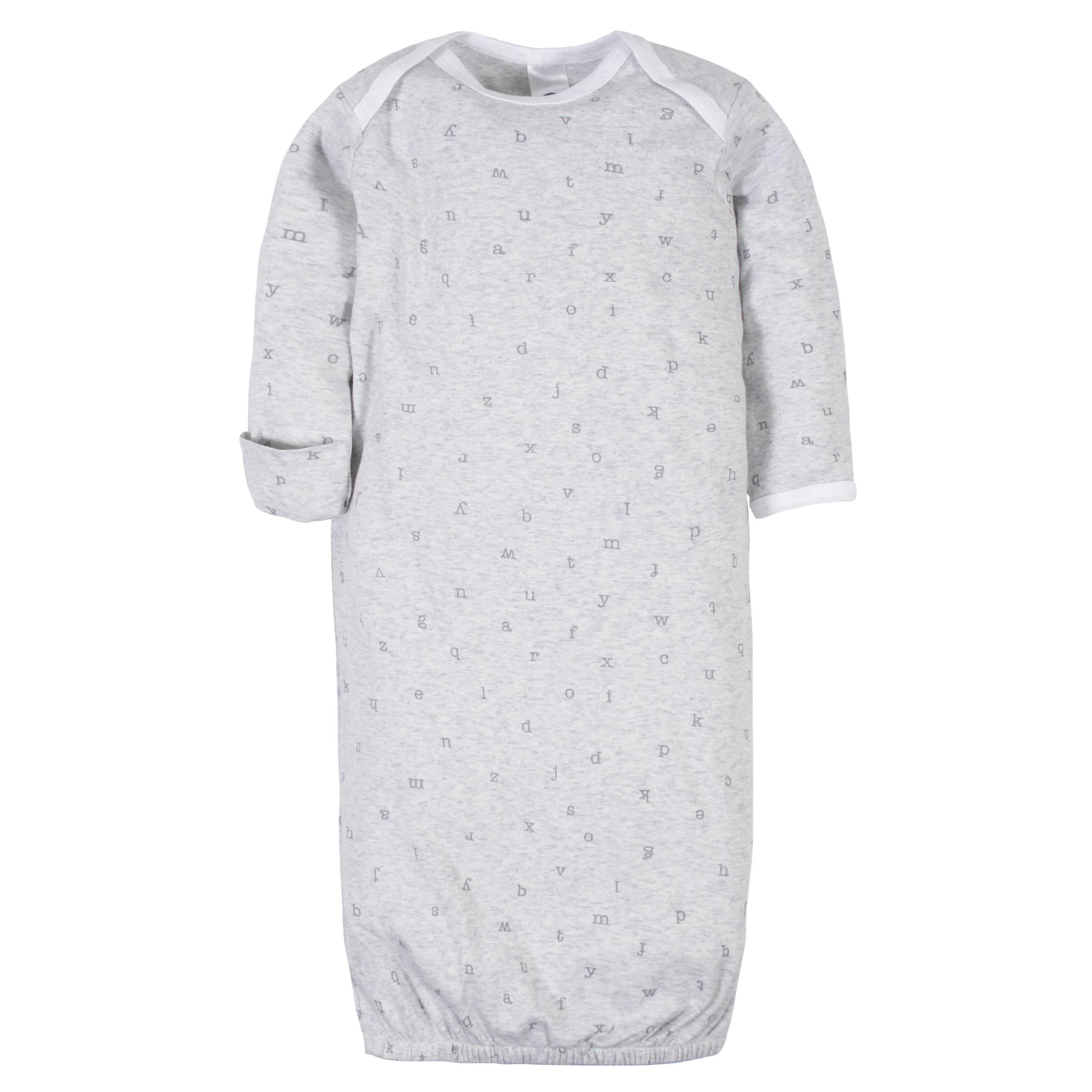 4-Pack Baby Neutral Hugs Gowns - Image 5