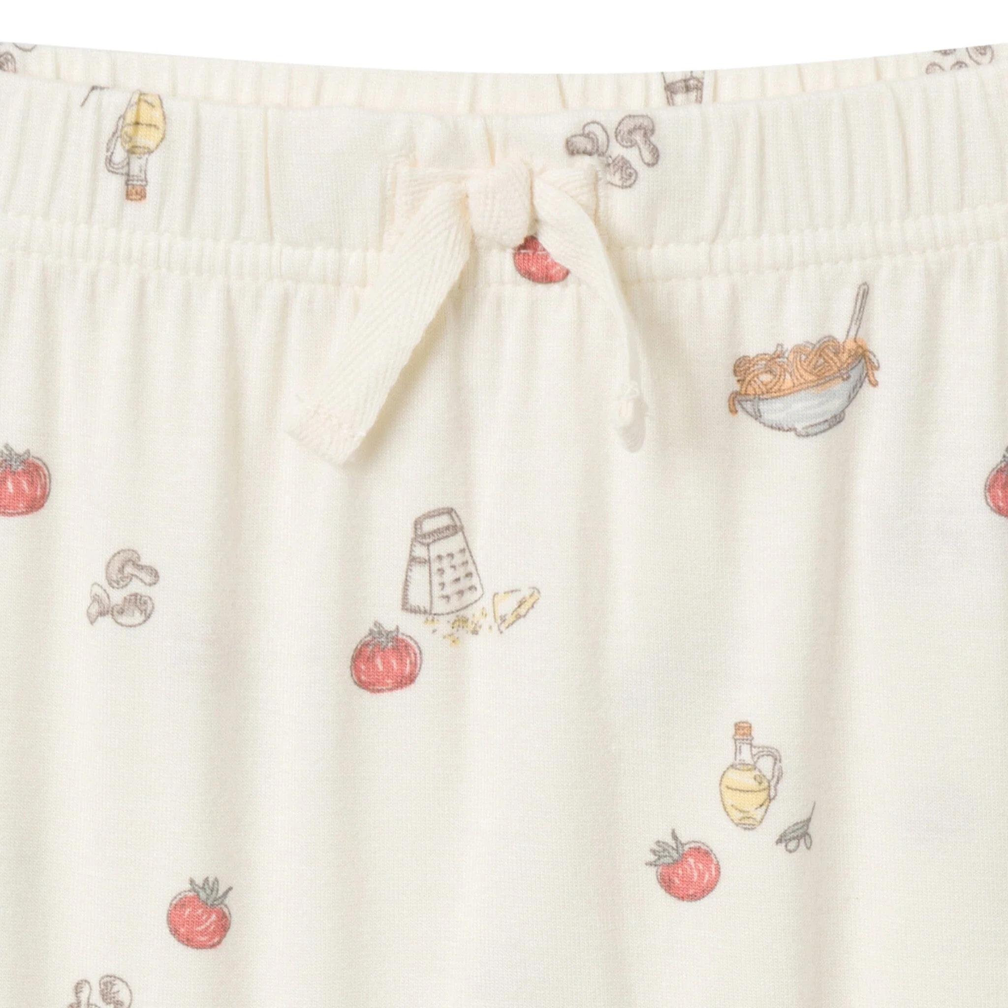 4-Piece Baby Neutral Pasta Dinner Bodysuits and Pants Viscose Set - Image 7