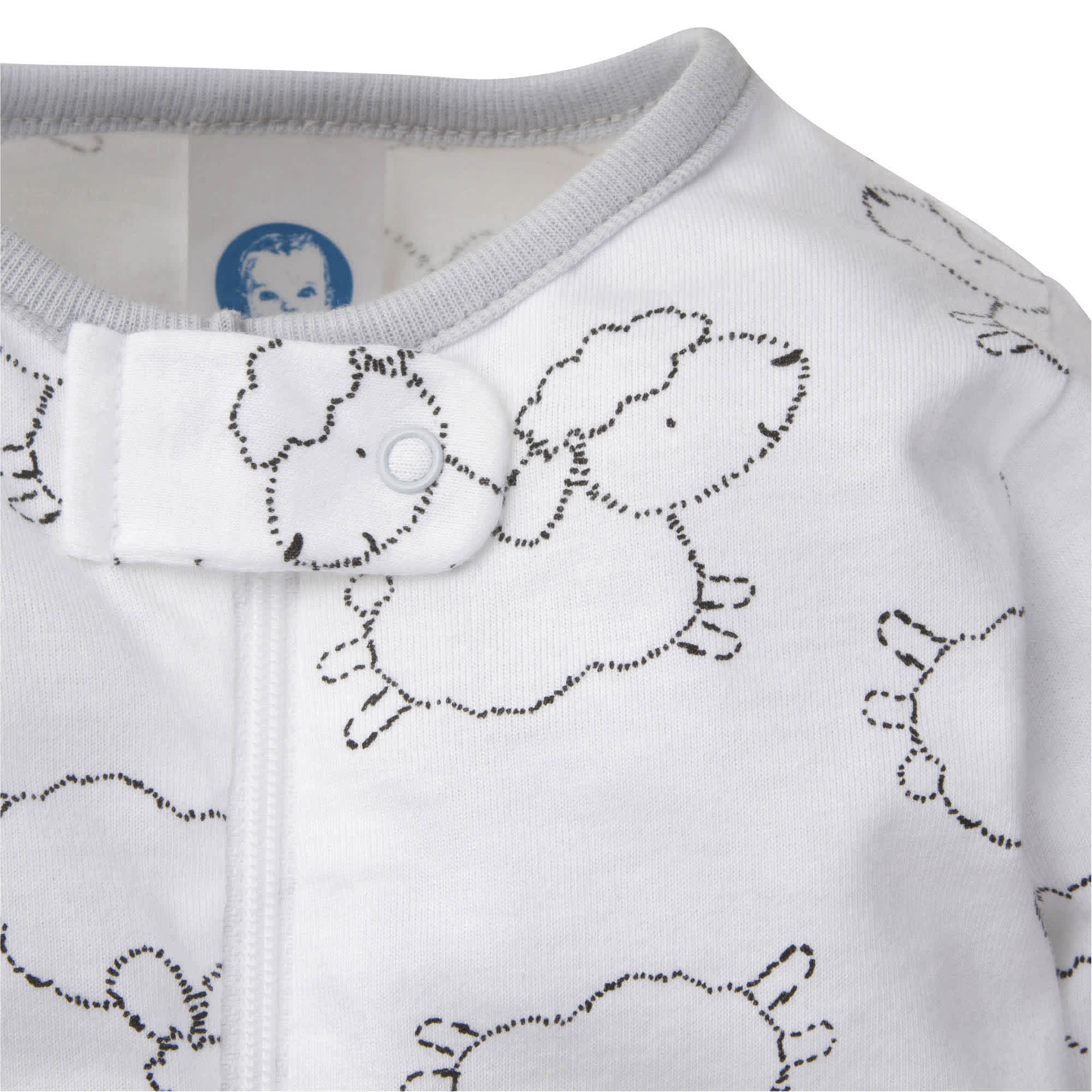 GerberĀ® 4-Pack Baby Neutral Lamb & Sheep Sleep 'N Play Bundle - Image 2