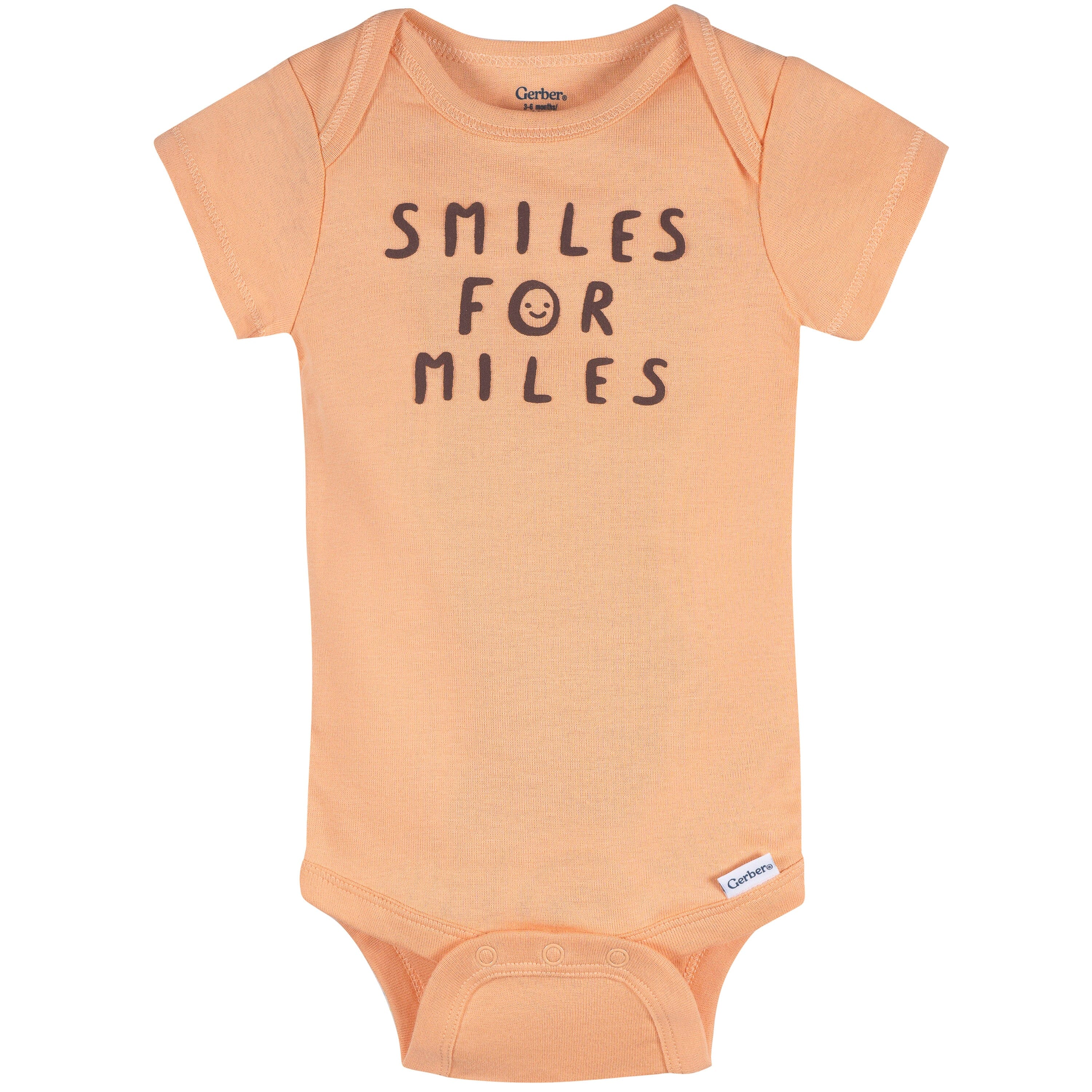 4-Pack Baby Neutral Safari Smiles Onesies® Bodysuits and Sleep 'N Play - Image 3