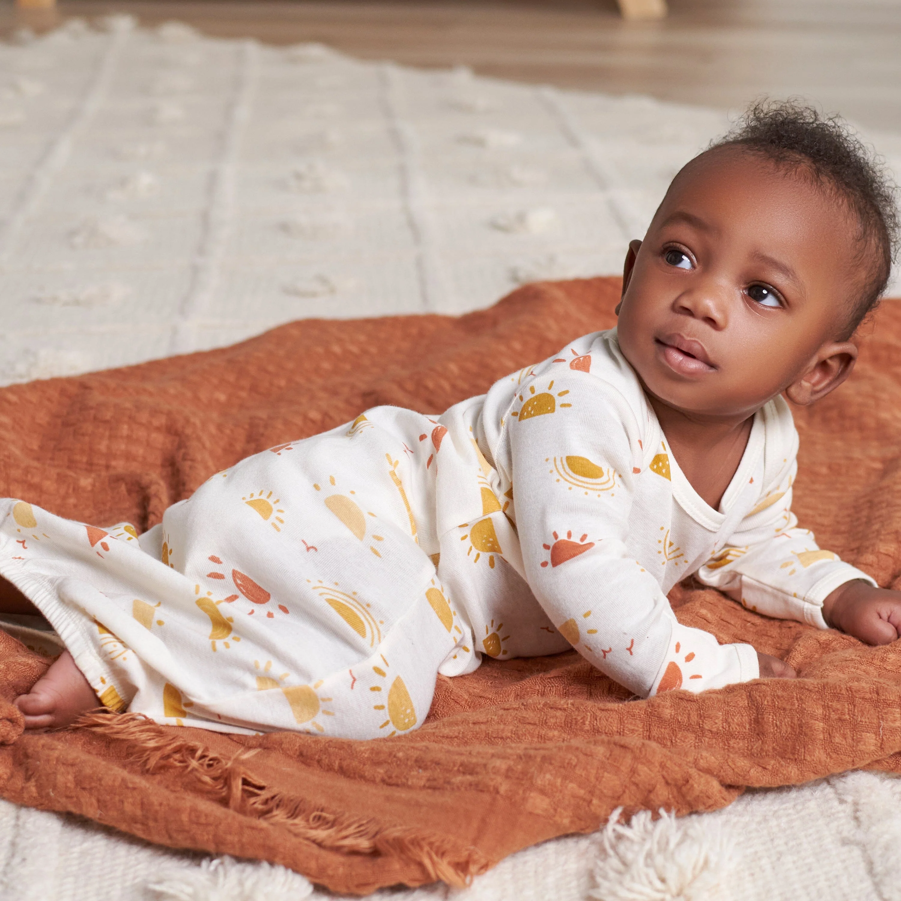 4-Pack Baby Neutral Southwest Gowns - Image 3