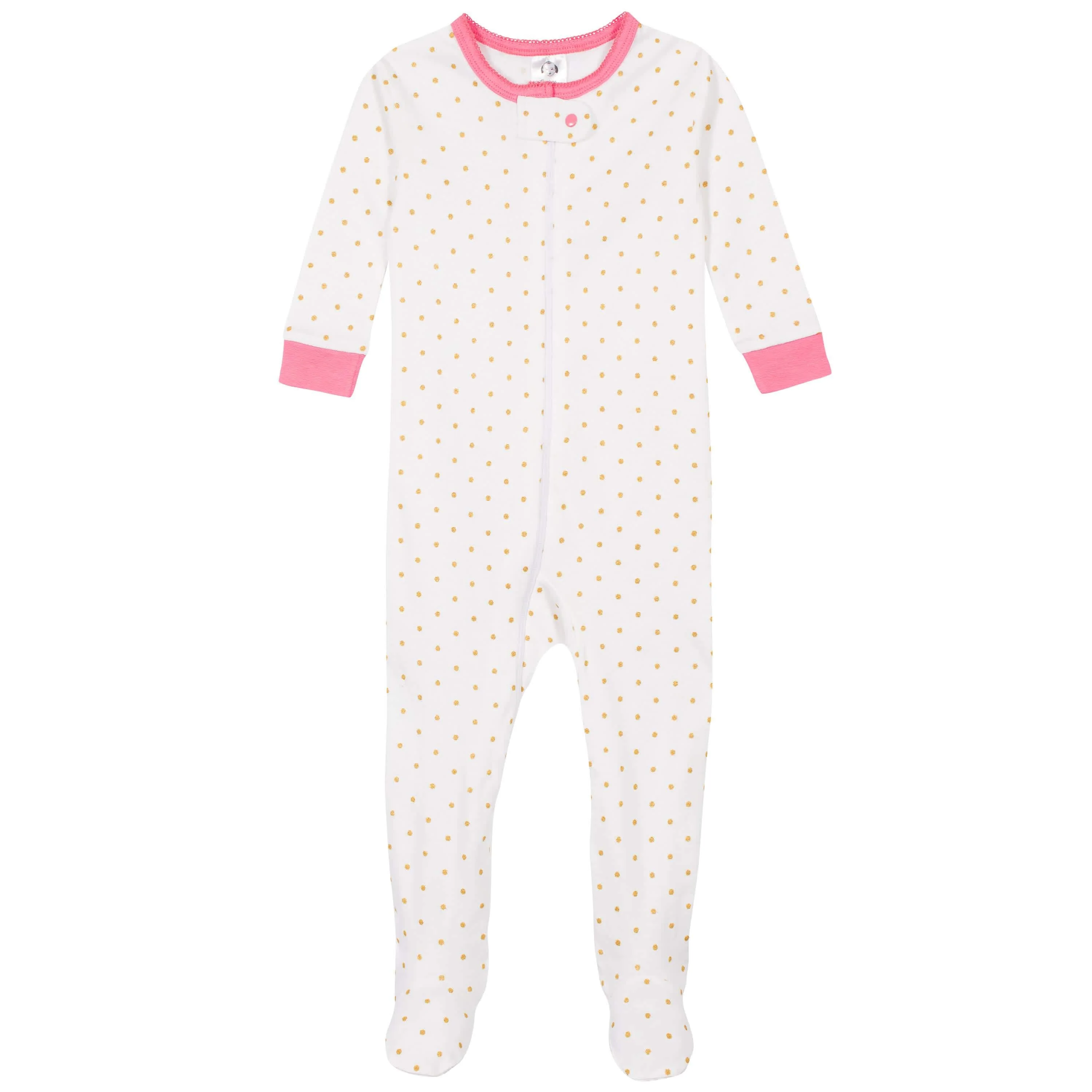 4-Pack Baby & Toddler Girls Dreams & Rainbows Snug Fit Footed Cotton Pajamas - Image 5