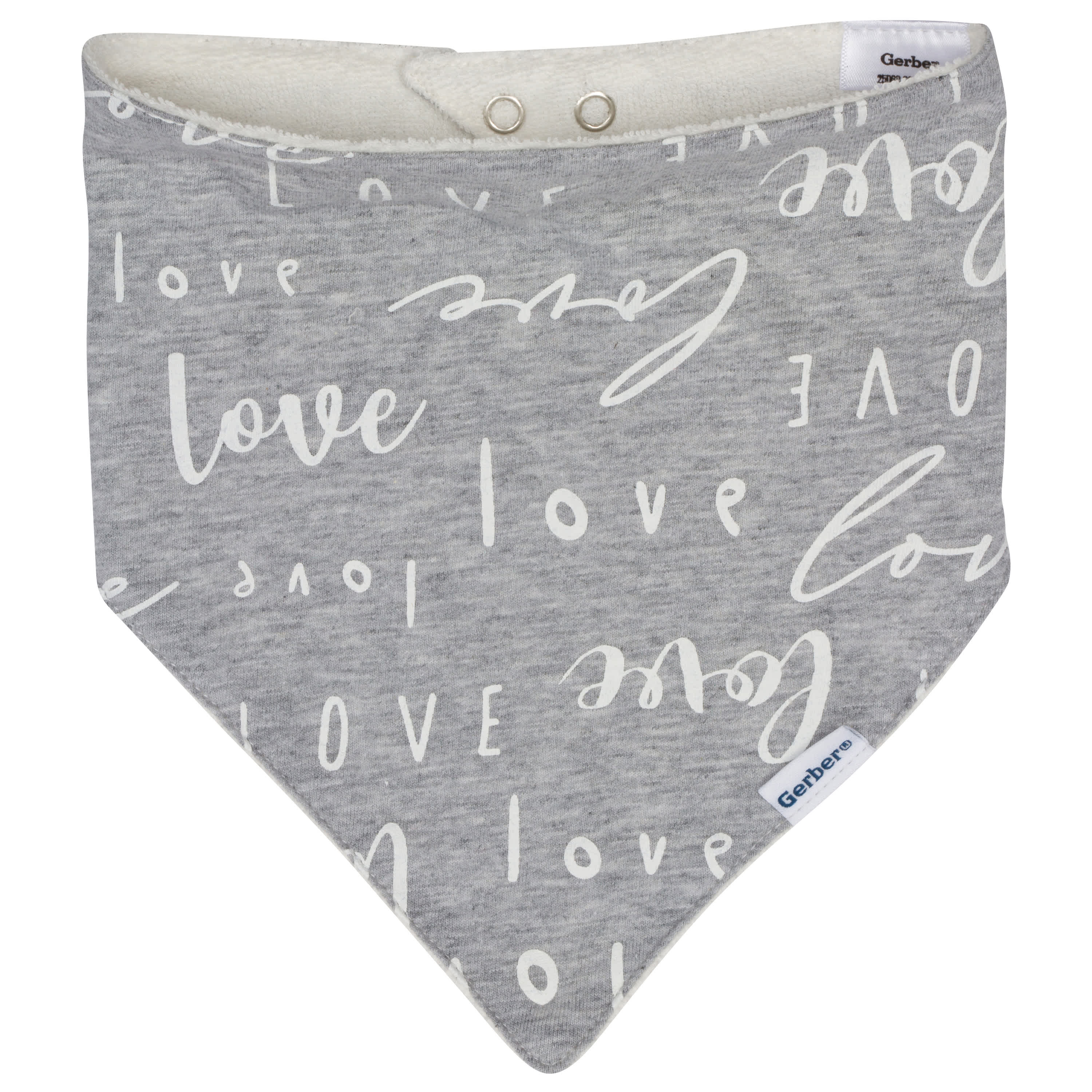 4-Pack Baby Girls Floral Bandana Bibs - Image 3