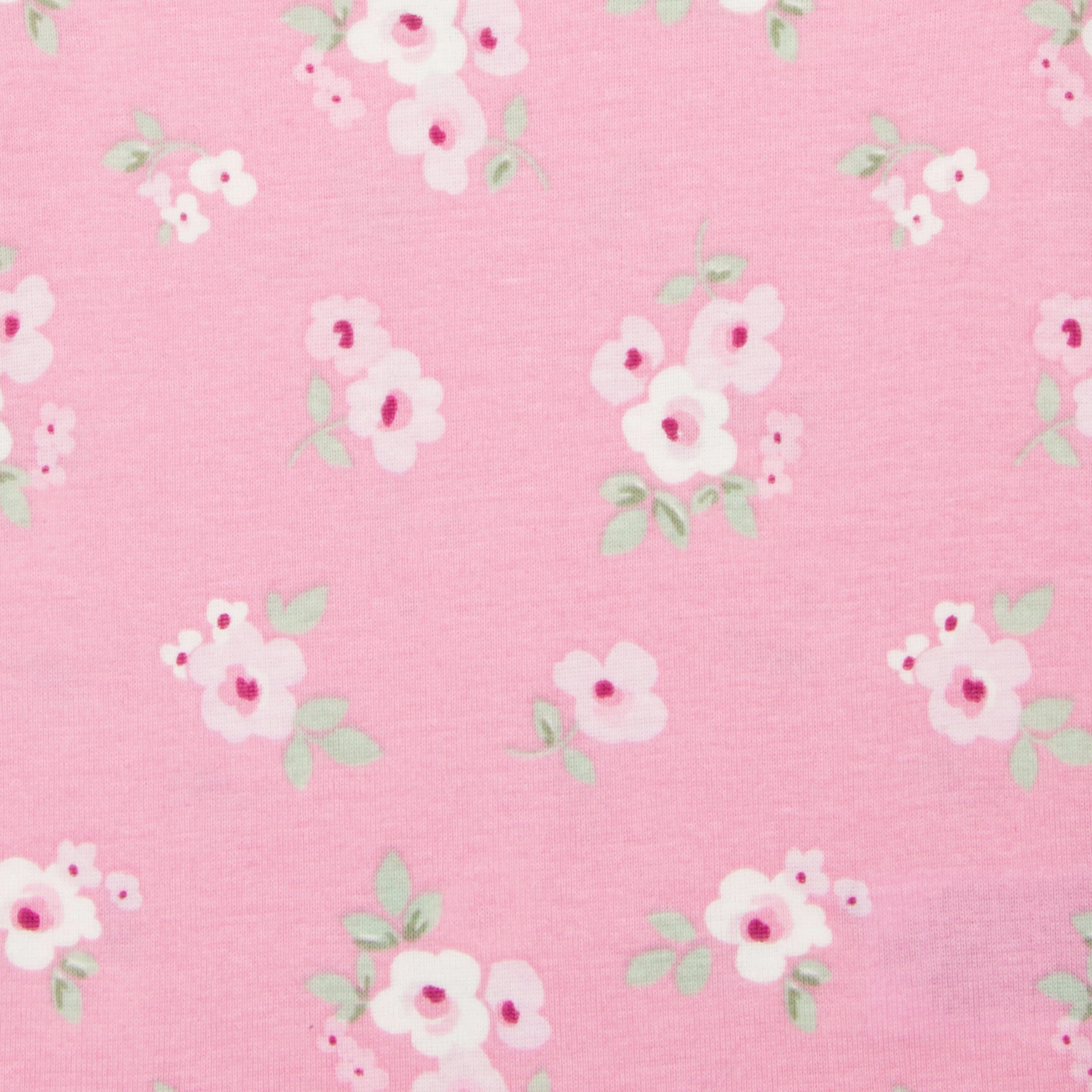 4-Pack Baby Girls Floral Flannel Receiving Blankets - Image 4