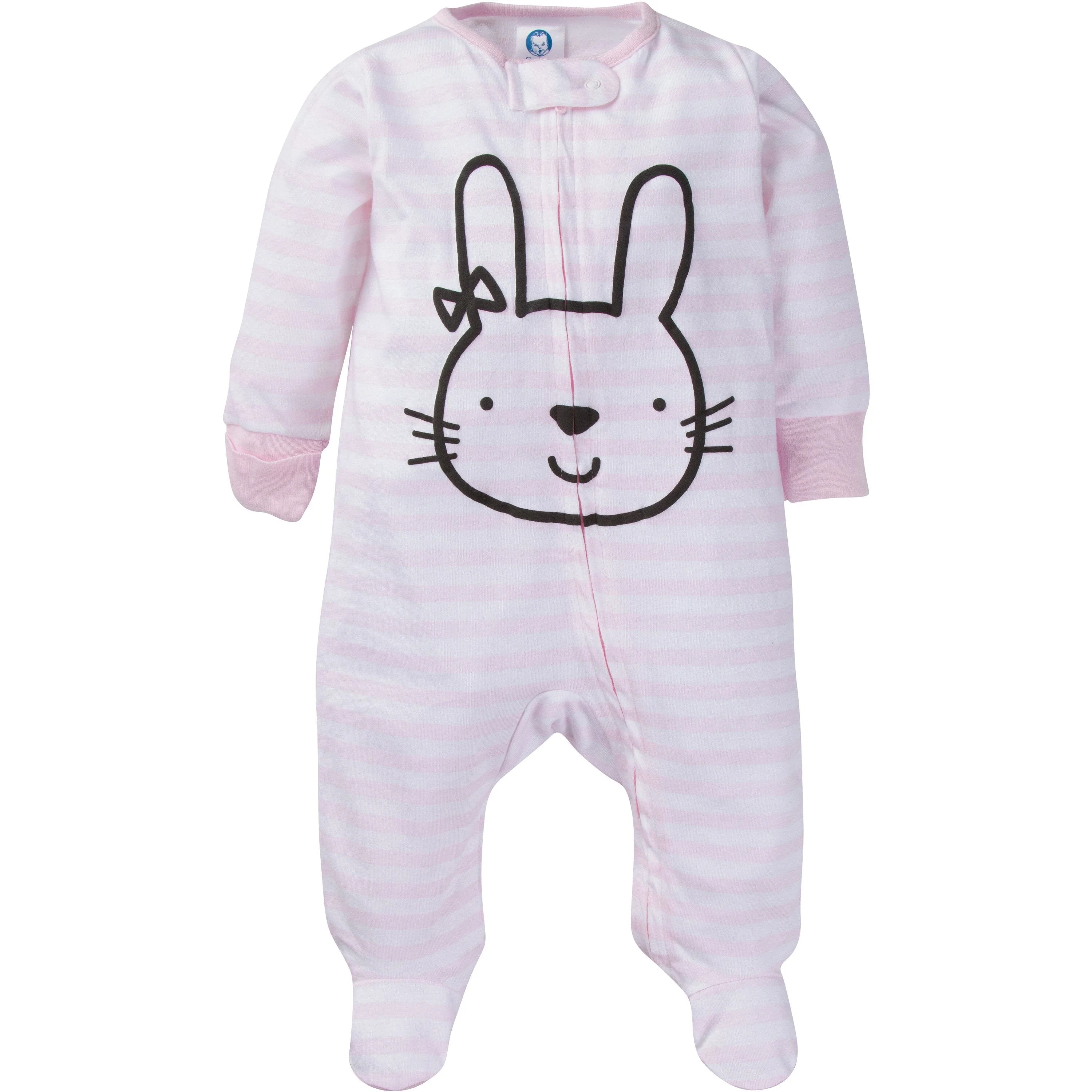 4-Pack Baby Girls Pink Bunny Sleep 'N Plays - Image 2