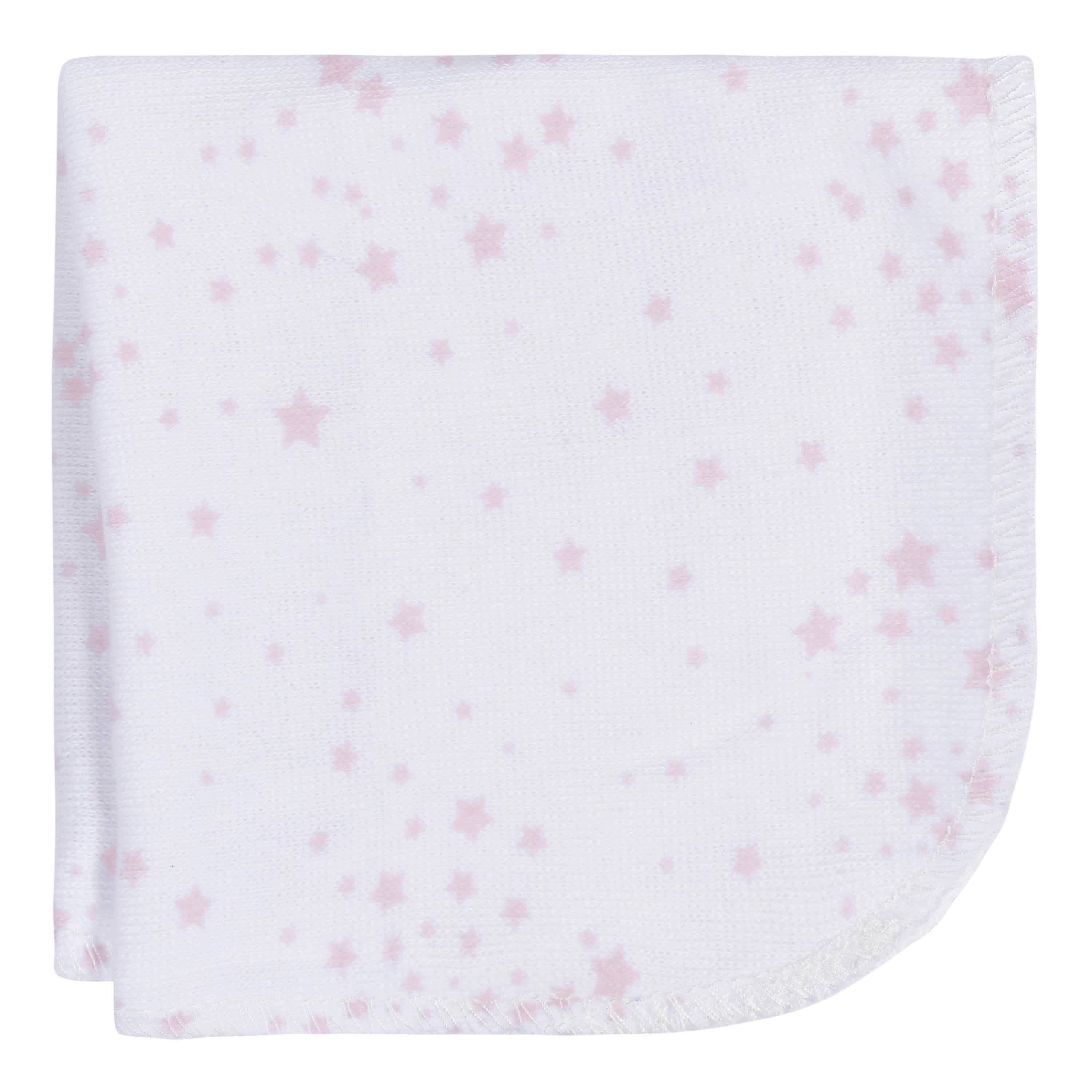 4-Pack Baby Girls Stars Washcloths - Image 2